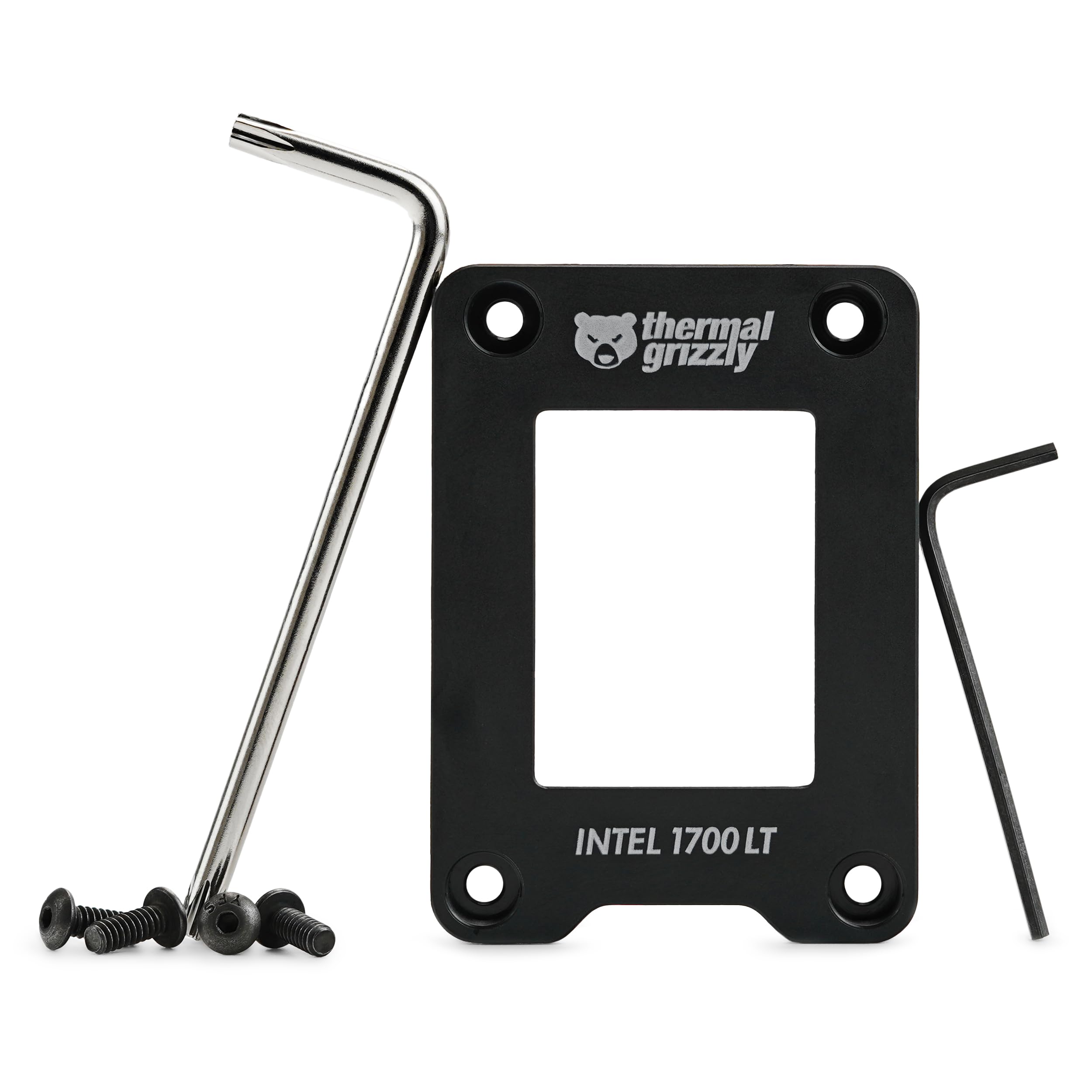 Thermal Grizzly - CPU Contact Frame Intel 13th & 14th Generation - for Optimized CPU Contact Pressure to Improve The Cooling Performance - Easy Install - by der8auer