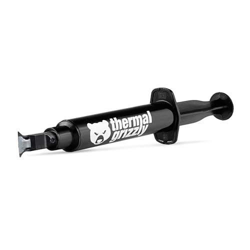 Thermal Grizzly - Duronaut - 6 Gram - Enhanced Durability & High Performance Thermal Paste - for Maximum Conductivity While Overclocking CPU/GPU/PS4/PS5/Xbox with 12 Cleaning Wipes 6 Wet & 6 Dry