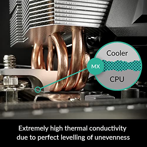 Arctic MX-4 (incl. Spatula, 4 g) - Premium Performance Thermal Paste for All Processors (CPU, GPU - PC), Very high Thermal Conductivity, Long Durability, Safe Application