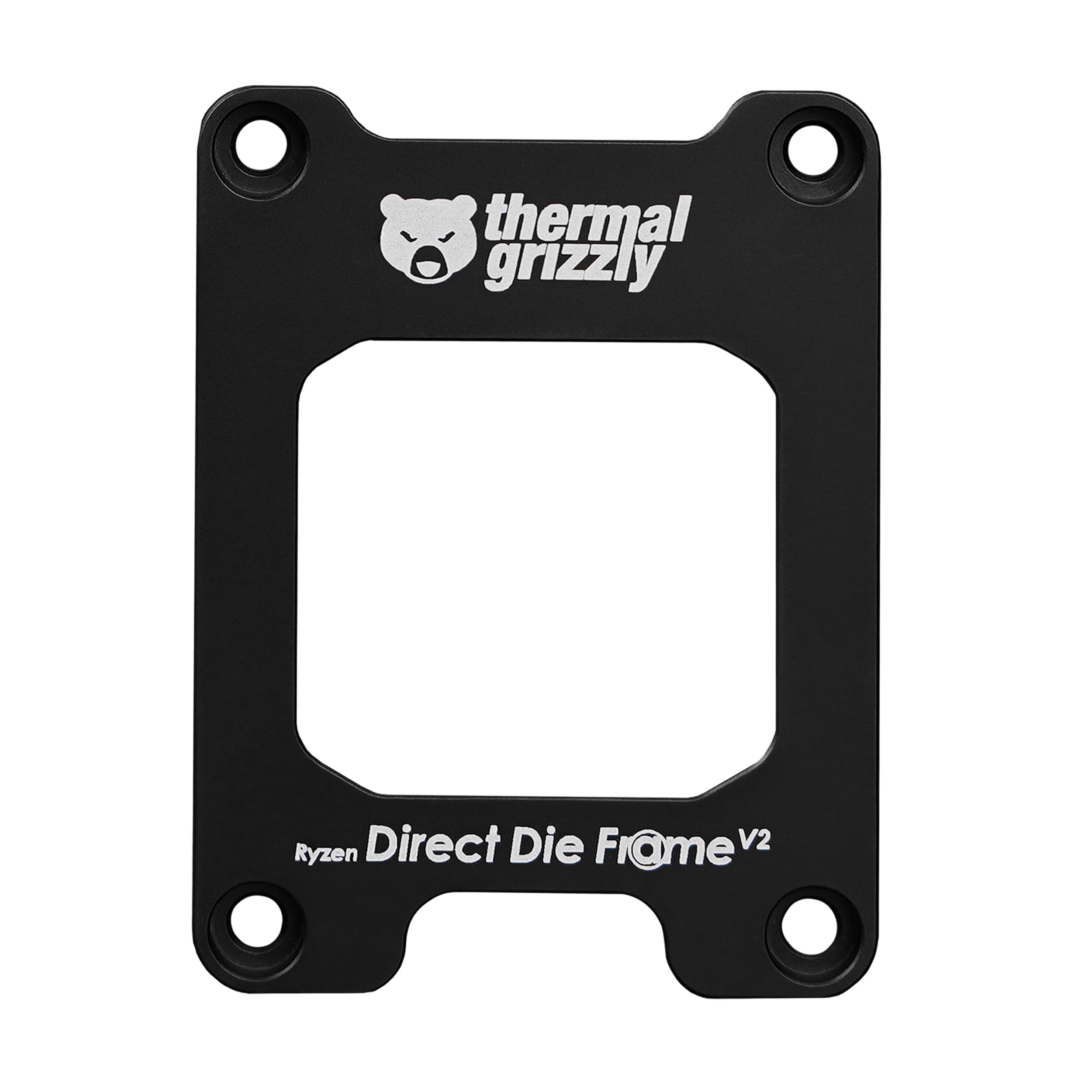Thermal Grizzly Direct Die Frame Ryzen 7000 V2 - Increased Compatibility - for Mounting Ryzen 7000 CPU Processors Without The Integrated Heatspreader - Made in Germany