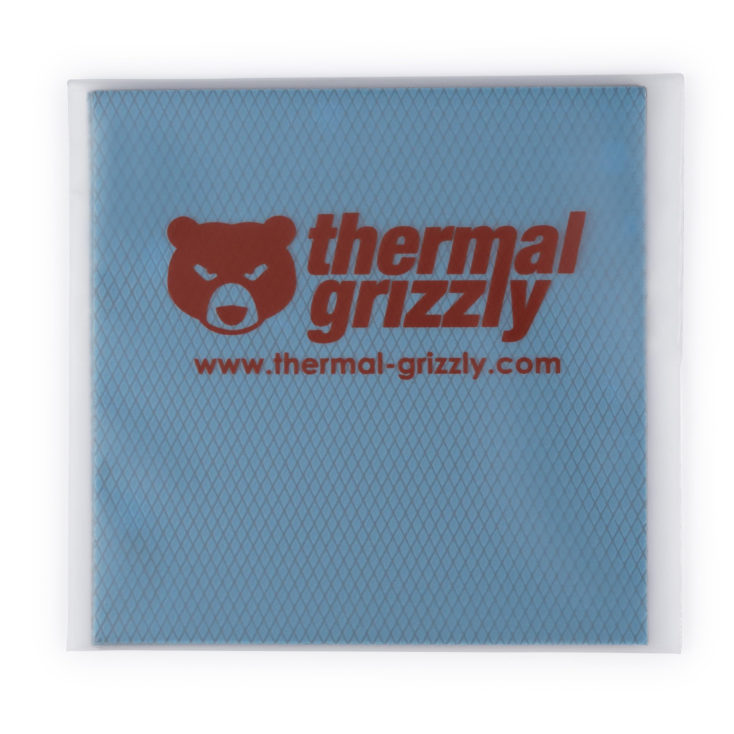 Thermal Grizzly Minus Pad Advance – 2-Pack Thermal Interface Pad, 100x100mm, Electrically Non-Conductive, High Thermal Conductivity & Compressibility for SSDs, GPUs & Electronics