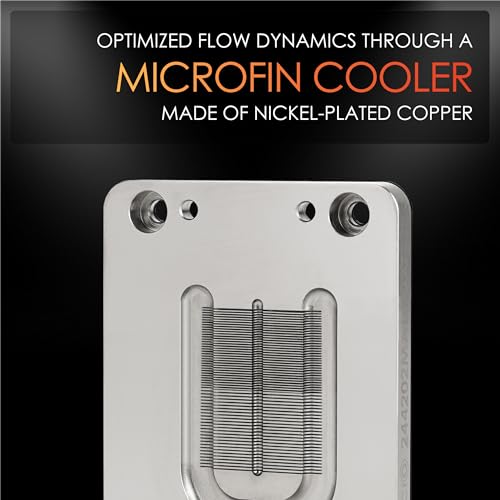 Thermal Grizzly Intel 1851 Mycro Direct-Die Pro RGB V1 Water Cooler with Nickel-Plated Copper Base and Micro Cooling Fins - Made in Germany