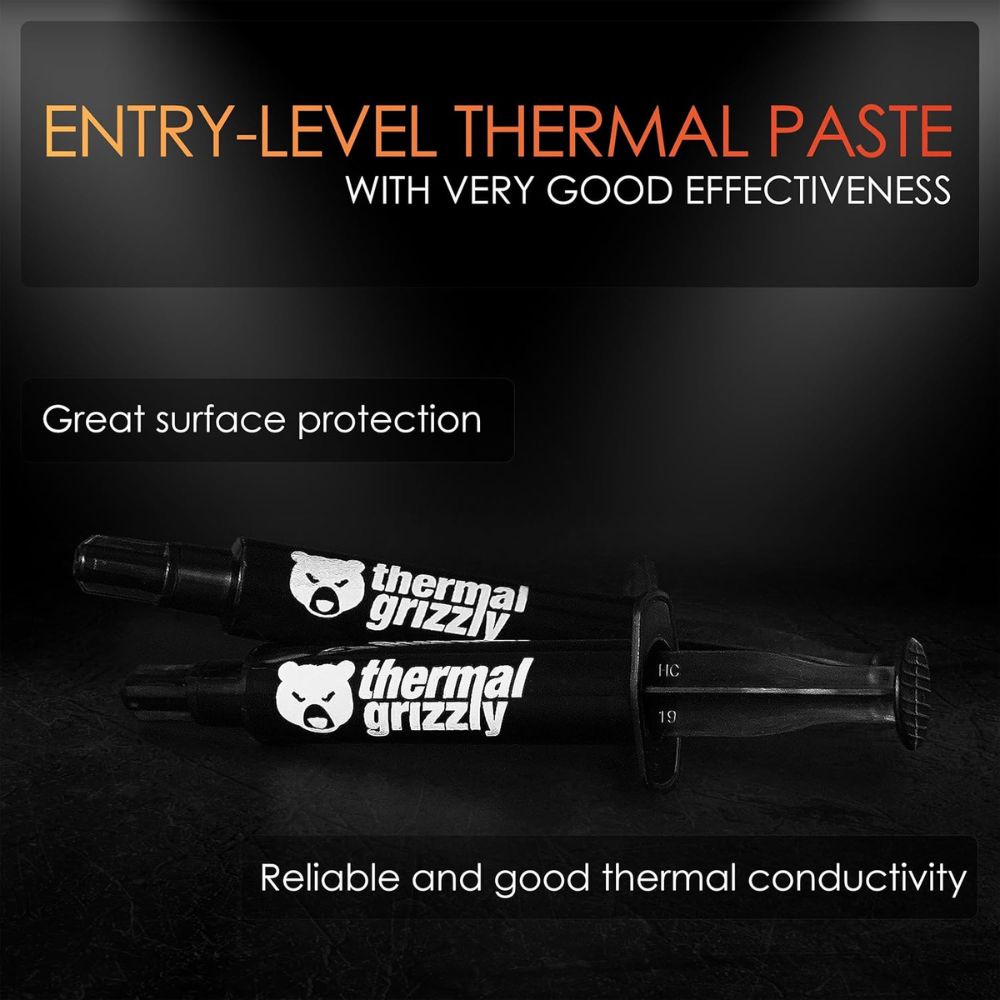 Thermal Grizzly Aeronaut High Performance Thermal Paste - Ideal Entry Level Thermal Grease - Compatible with Most Cooling Solutions CPU/GPU/PS4/PS5/Xbox