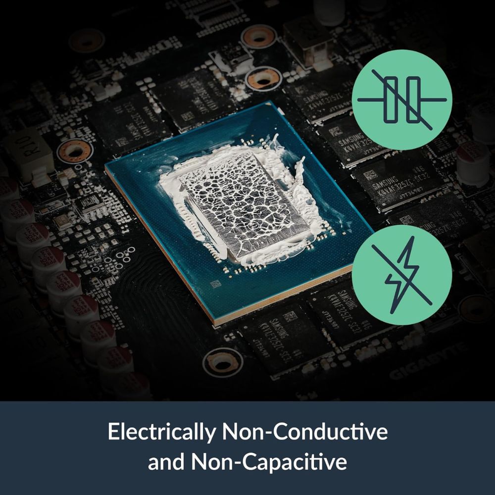 ARCTIC MX-7 Ultimate Performance Thermal Paste for CPUs, Consoles, Graphics Cards, Laptops, Processors, Very High Thermal Conductivity, Long Durability, Non-Conductive, Non-Capacitive