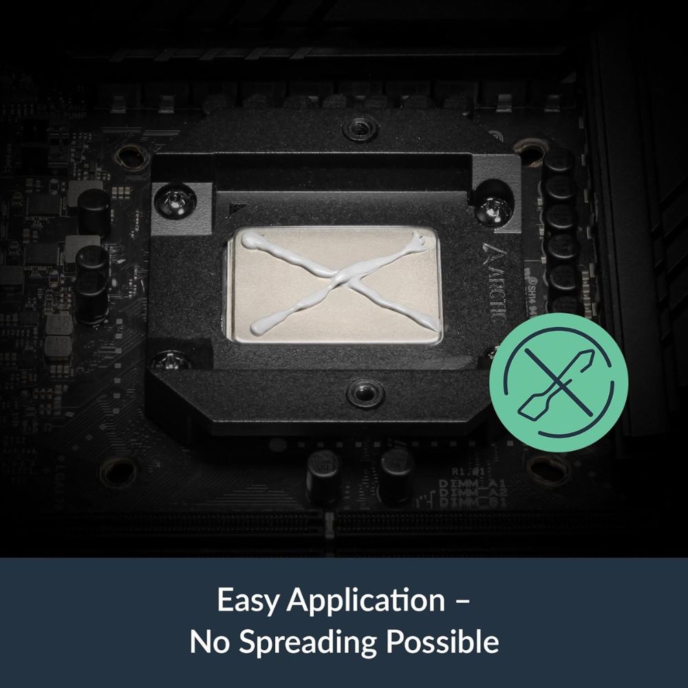 ARCTIC MX-7 Ultimate Performance Thermal Paste for CPUs, Consoles, Graphics Cards, Laptops, Processors, Very High Thermal Conductivity, Long Durability, Non-Conductive, Non-Capacitive
