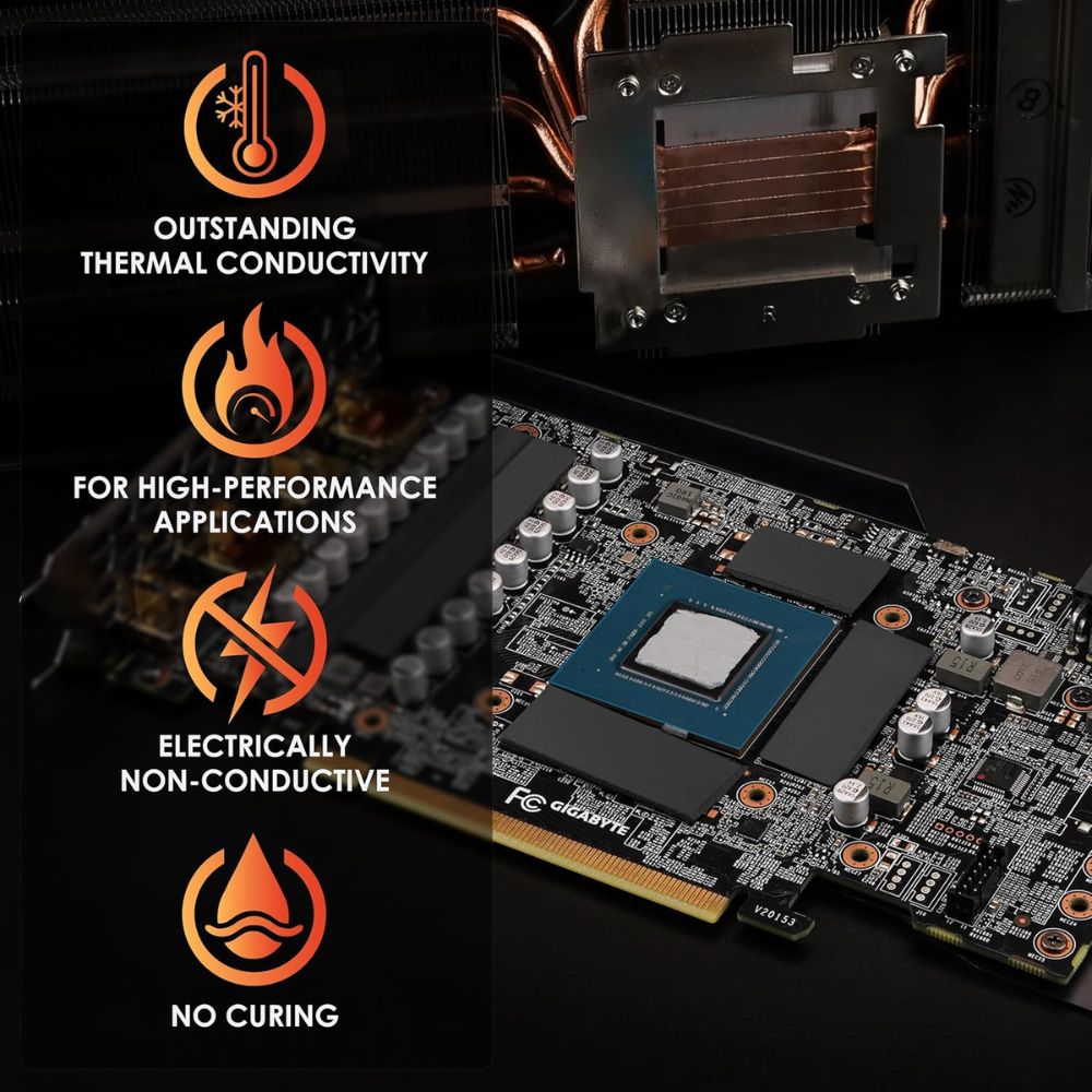 Thermal Grizzly Minus Pad Extreme 2 - High Performance Thermal Pad - 100 x 100- Superior Thermal Conductivity, Non-Hardening - Ideal for GPU, SSD, RAM, Game Consoles