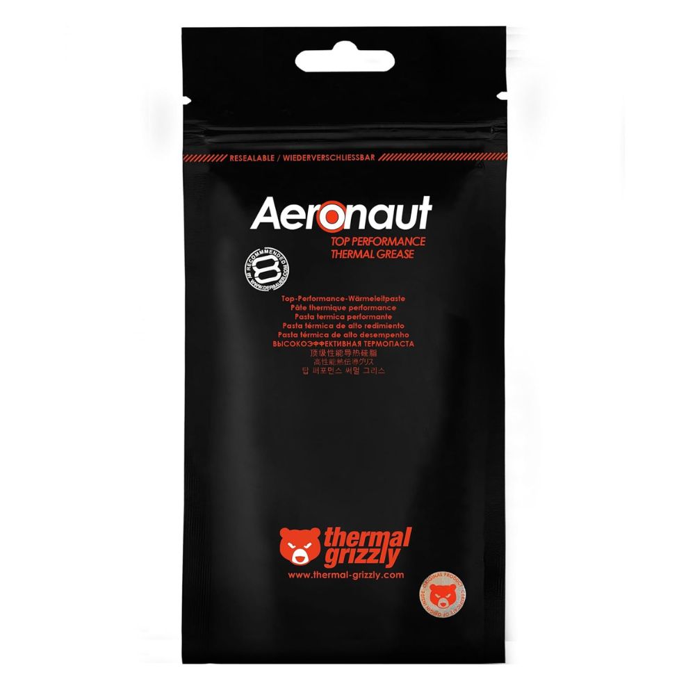 Thermal Grizzly Aeronaut High Performance Thermal Paste - Ideal Entry Level Thermal Grease - Compatible with Most Cooling Solutions CPU/GPU/PS4/PS5/Xbox