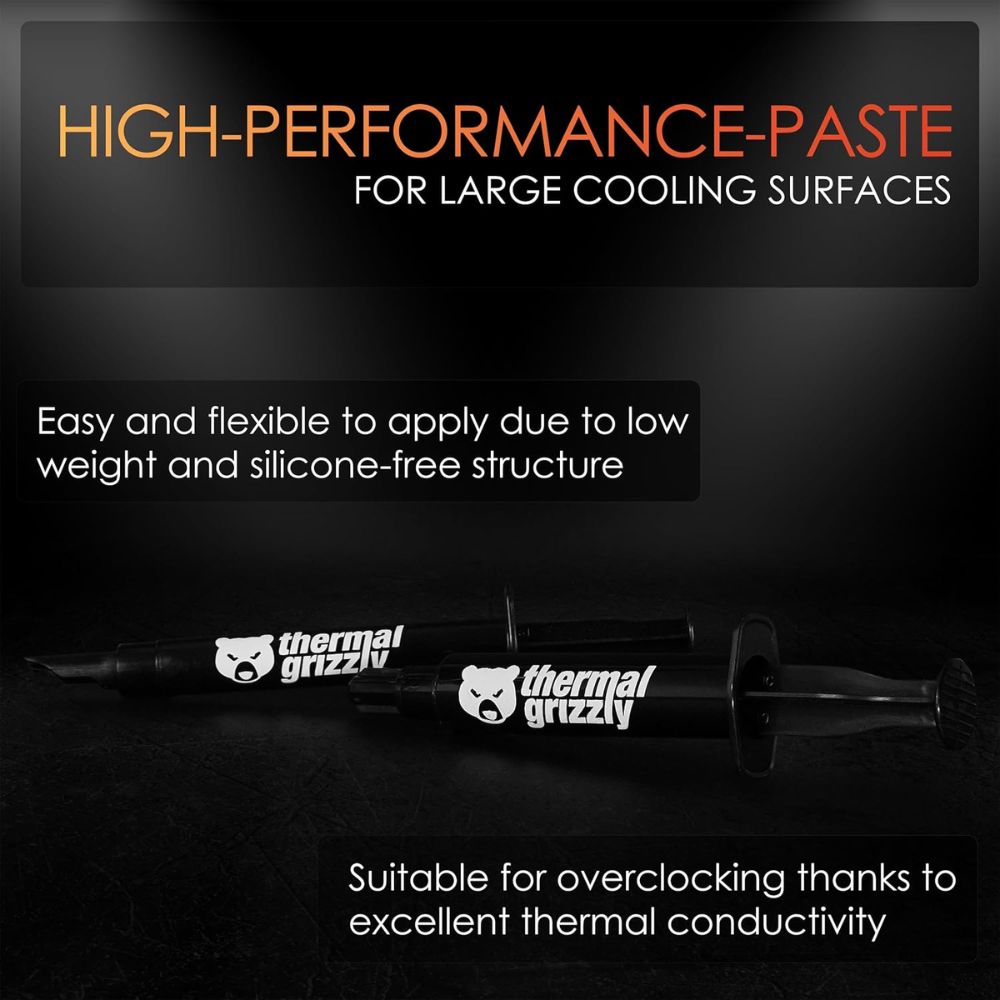 Thermal Grizzly - Hydronaut Conductive High Performance Thermal Paste - Ideal for Air and Water Cooling CPU/GPU/PS4/PS5/Xbox - for Large Cooling Surfaces
