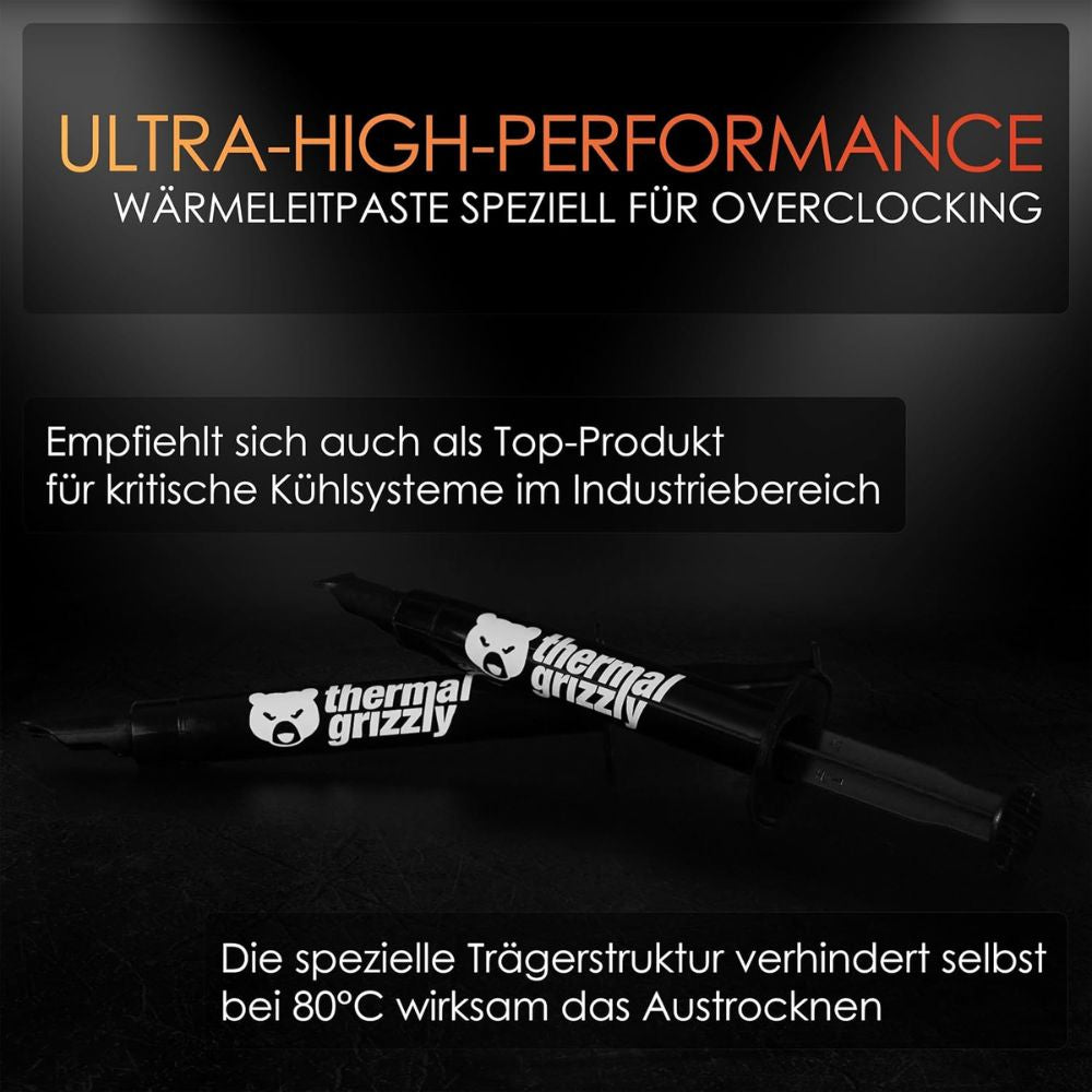 Thermal Grizzly Kryonaut Extremly High Performance Thermal Paste - for Demanding Applications and Overclocking CPU/GPU/PS4/PS5/Xbox