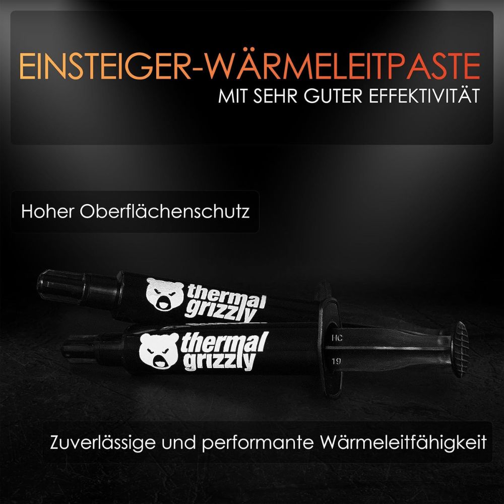 Thermal Grizzly Aeronaut High Performance Thermal Paste - Ideal Entry Level Thermal Grease - Compatible with Most Cooling Solutions CPU/GPU/PS4/PS5/Xbox