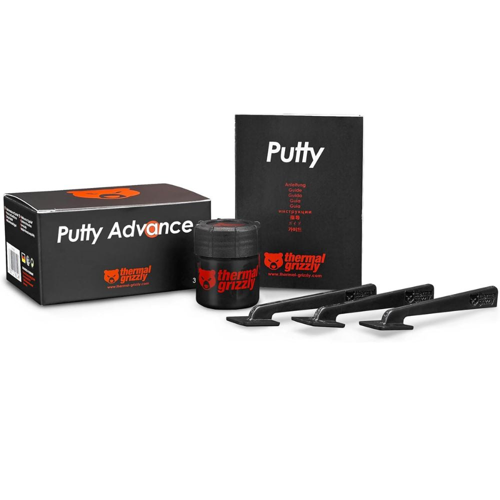 Thermal Grizzly Putty High-Performance Electrically Non-Conductive Thermal Putty for GPU and PCB Applications 30g