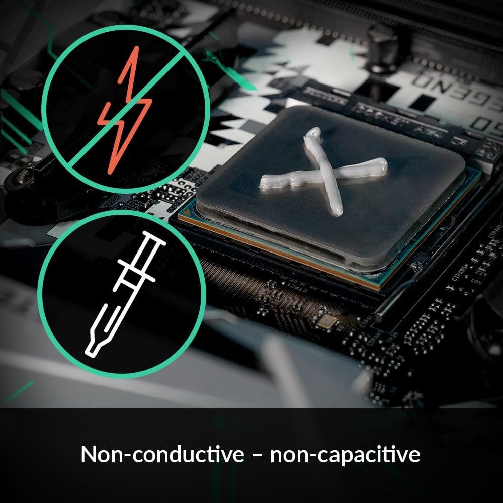 ARCTIC MX-4 Premium Performance Thermal Paste for All Processors (CPU, GPU - PC), Very high Thermal Conductivity, Long Durability, Safe Application, Non-Conductive