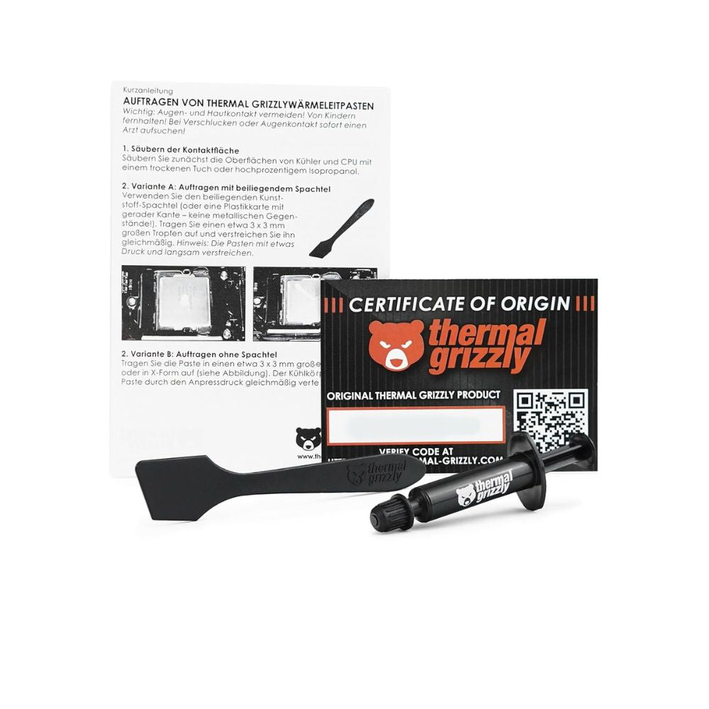 Thermal Grizzly - Hydronaut Conductive High Performance Thermal Paste - Ideal for Air and Water Cooling CPU/GPU/PS4/PS5/Xbox - for Large Cooling Surfaces