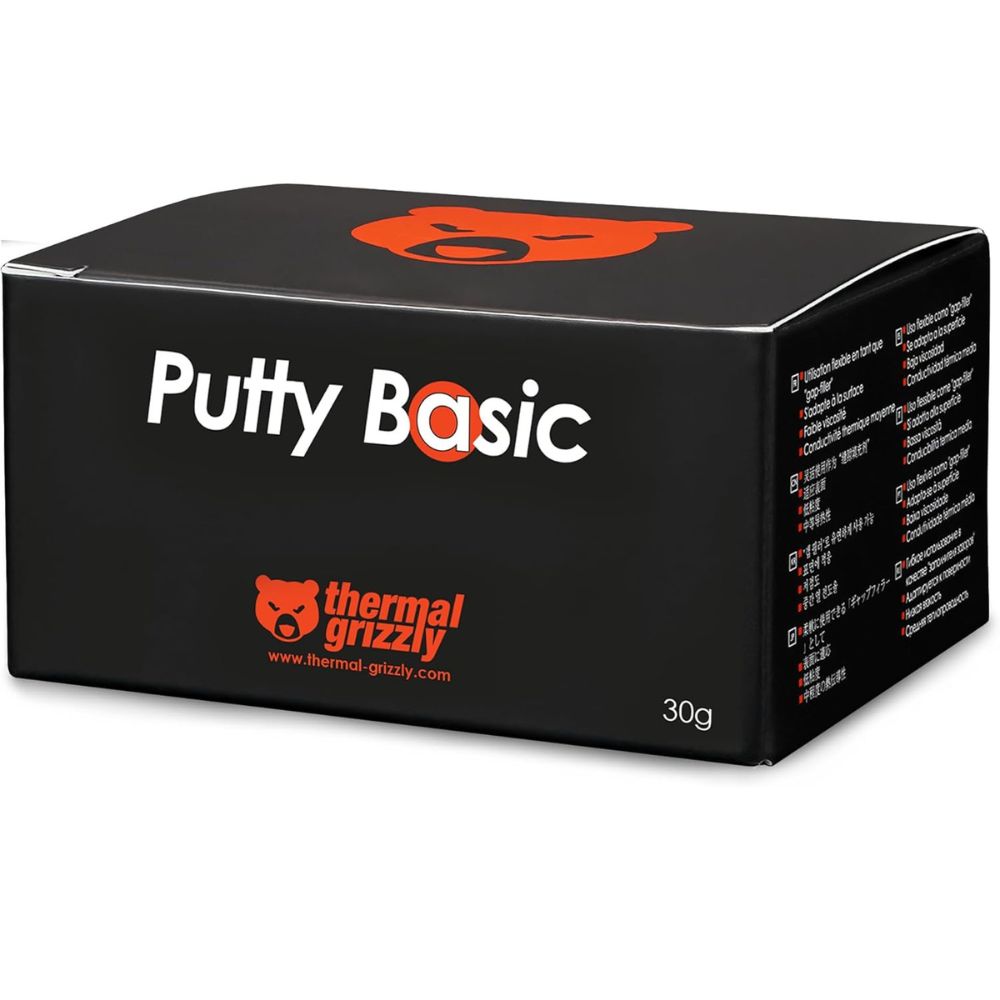 Thermal Grizzly Putty High-Performance Electrically Non-Conductive Thermal Putty for GPU and PCB Applications 30g