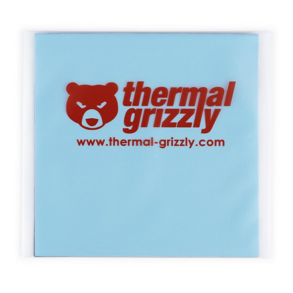 Thermal Grizzly Minus Pad Pro - 100x100 - Thermal Interface Pad, Electrically Non-Conductive, High Thermal Conductivity & Compressibility for SSDs, GPUs & Electronics