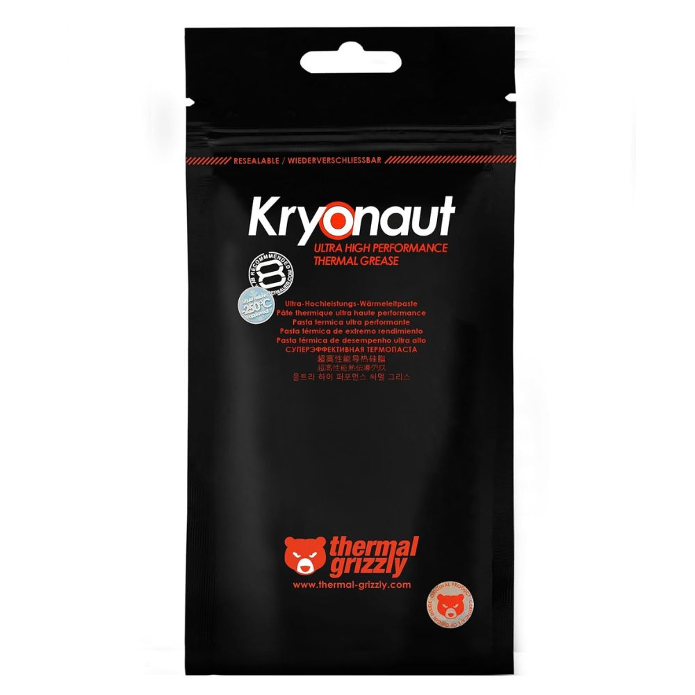 Thermal Grizzly Kryonaut Extremly High Performance Thermal Paste - for Demanding Applications and Overclocking CPU/GPU/PS4/PS5/Xbox