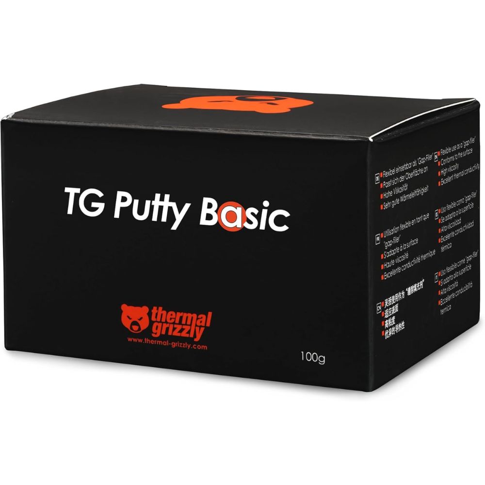 Thermal Grizzly Putty Electrically Non-Conductive Thermal Interface Material for GPU Modding and Thermal Pad Replacement 100g