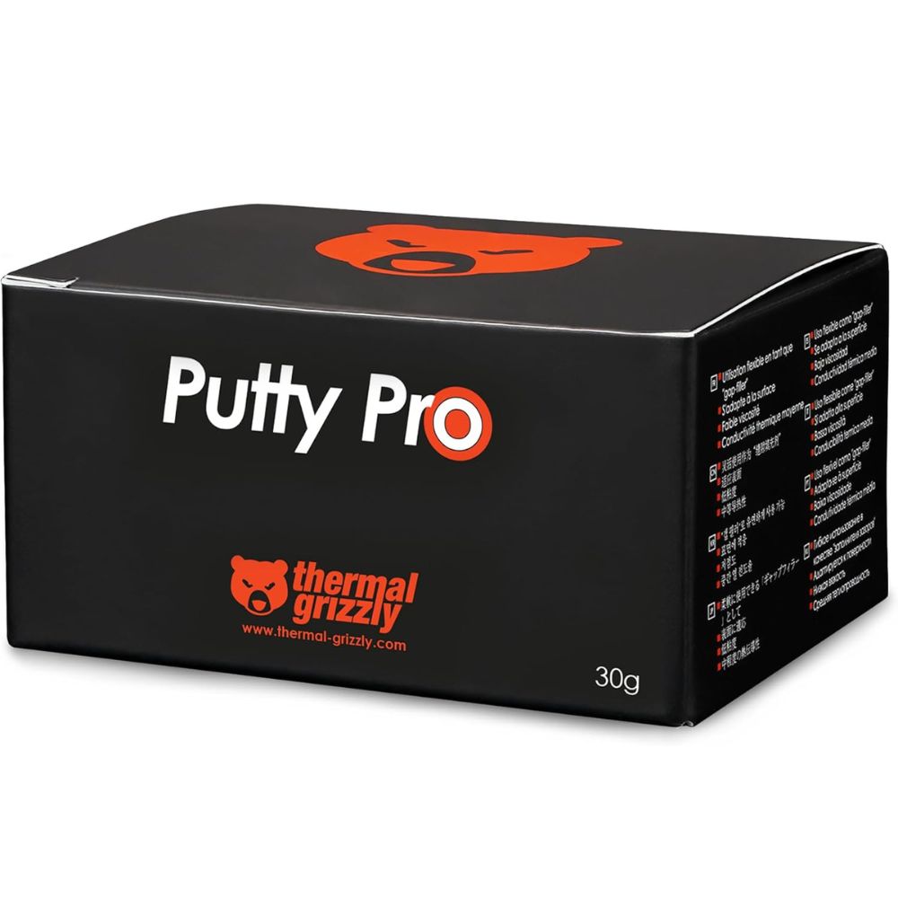 Thermal Grizzly Putty High-Performance Electrically Non-Conductive Thermal Putty for GPU and PCB Applications 30g