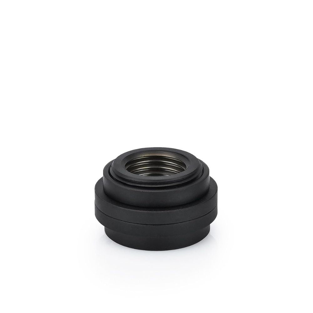 DeltaMate - Pass Through FF - Pass-Through Fitting - CNC-machined brass - two G1/4" female threads - for case panels, PCI slot covers, etc. in water-cooling systems