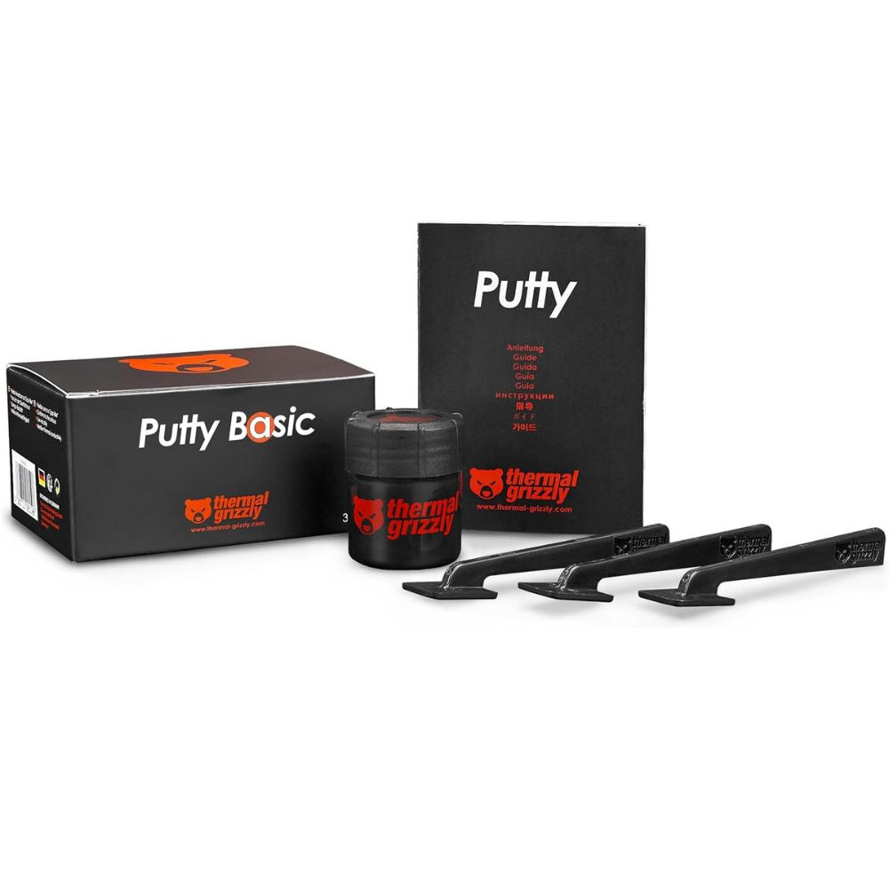 Thermal Grizzly Putty High-Performance Electrically Non-Conductive Thermal Putty for GPU and PCB Applications 30g