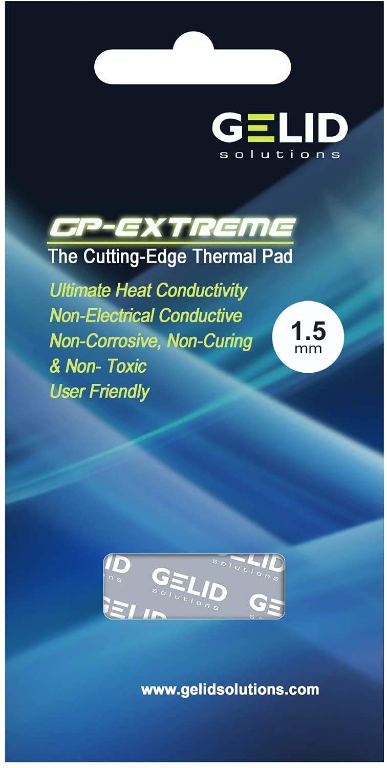 Gelid Solutions GP-Extreme 12W Thermal Pad 80x40 Excellent Heat Conduction, Ideal Gap Filler. Easy Installation