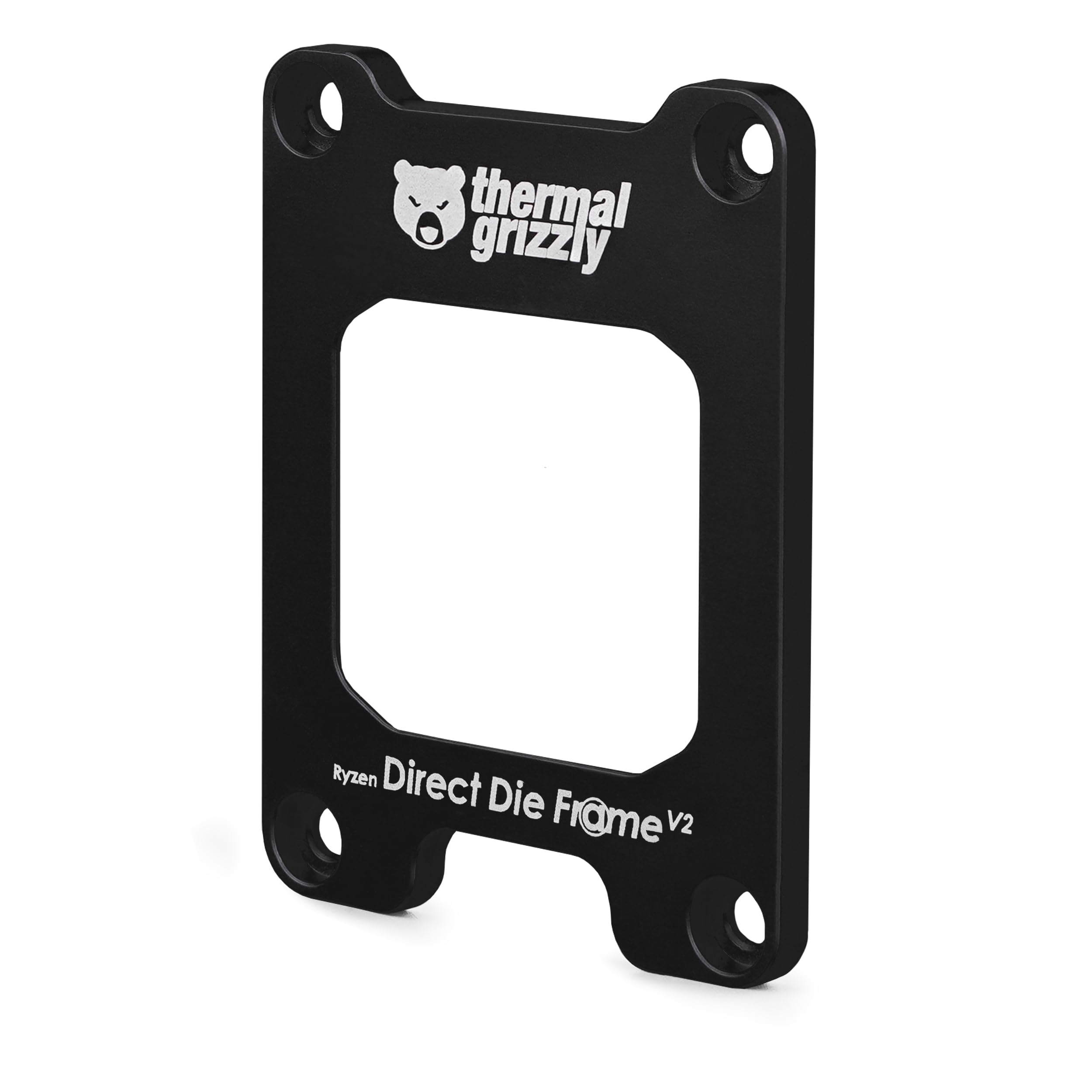 Thermal Grizzly Direct Die Frame Ryzen 7000 V2 - Increased Compatibility - for Mounting Ryzen 7000 CPU Processors Without The Integrated Heatspreader - Made in Germany