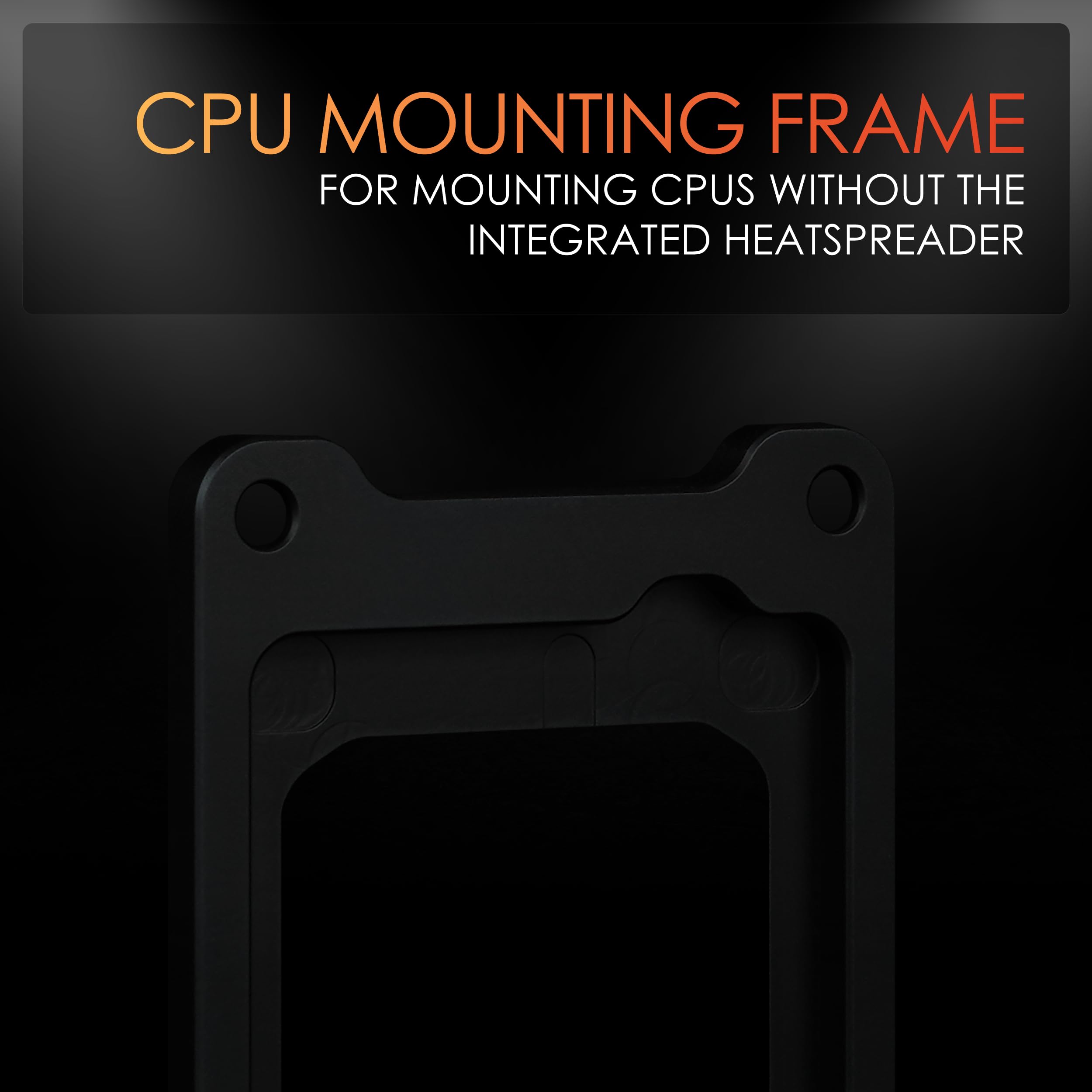 Thermal Grizzly Direct Die Frame Ryzen 7000 V2 - Increased Compatibility - for Mounting Ryzen 7000 CPU Processors Without The Integrated Heatspreader - Made in Germany