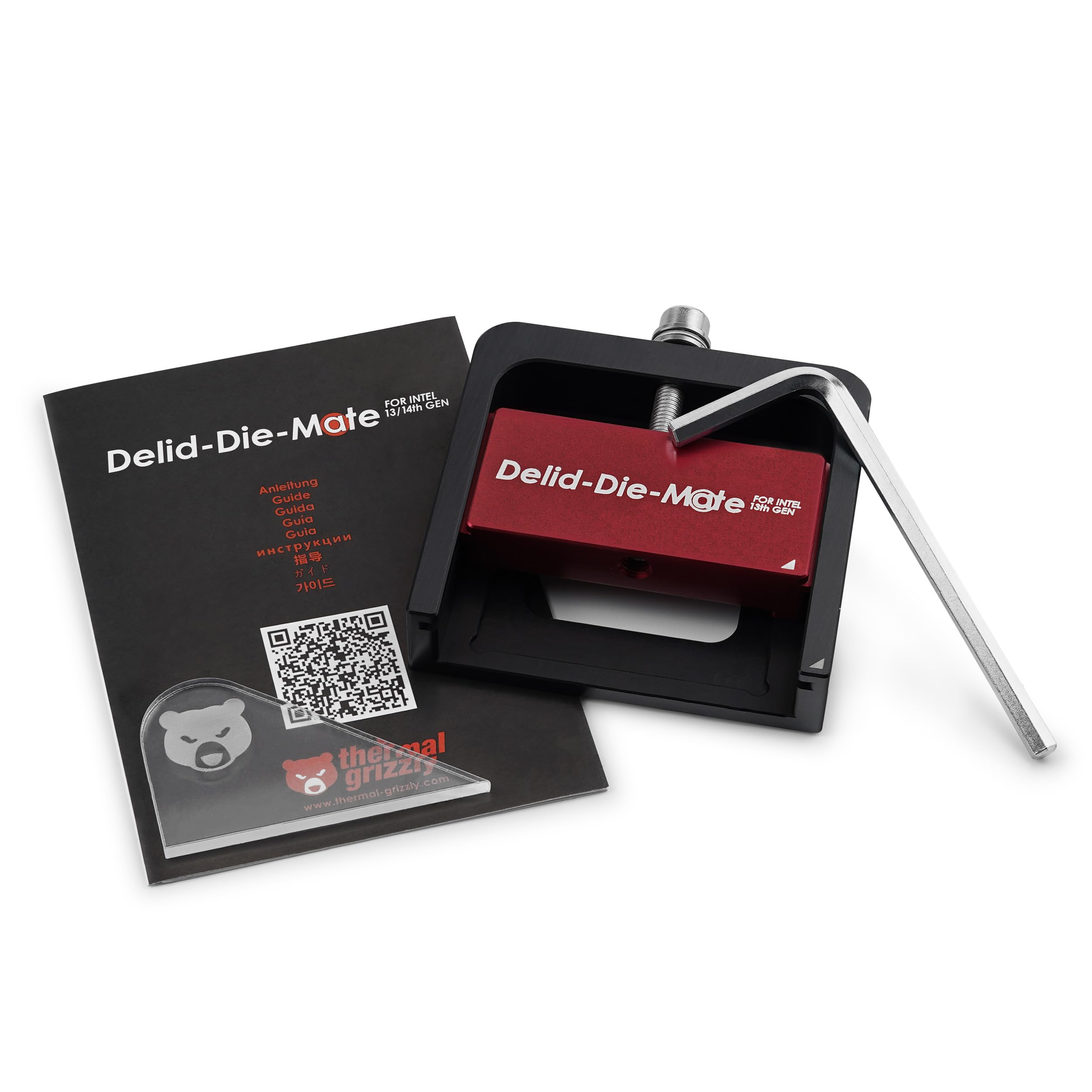 Thermal Grizzly Delid-Die-Mate - Intel 13th Gen CPU Delid Tool - CPU Heatspreader Removing Tool - Made in Germany