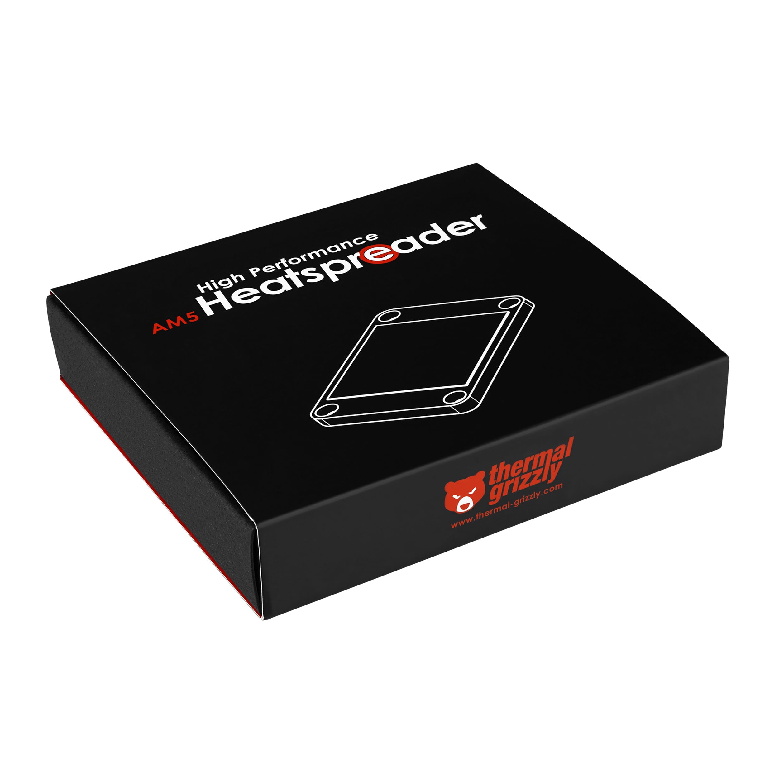 Thermal Grizzly AM5 High Performance Heatspreader for AMD Ryzen 7000 Series CPUs – Enhanced Cooling Solution with 240% Increased Surface Area