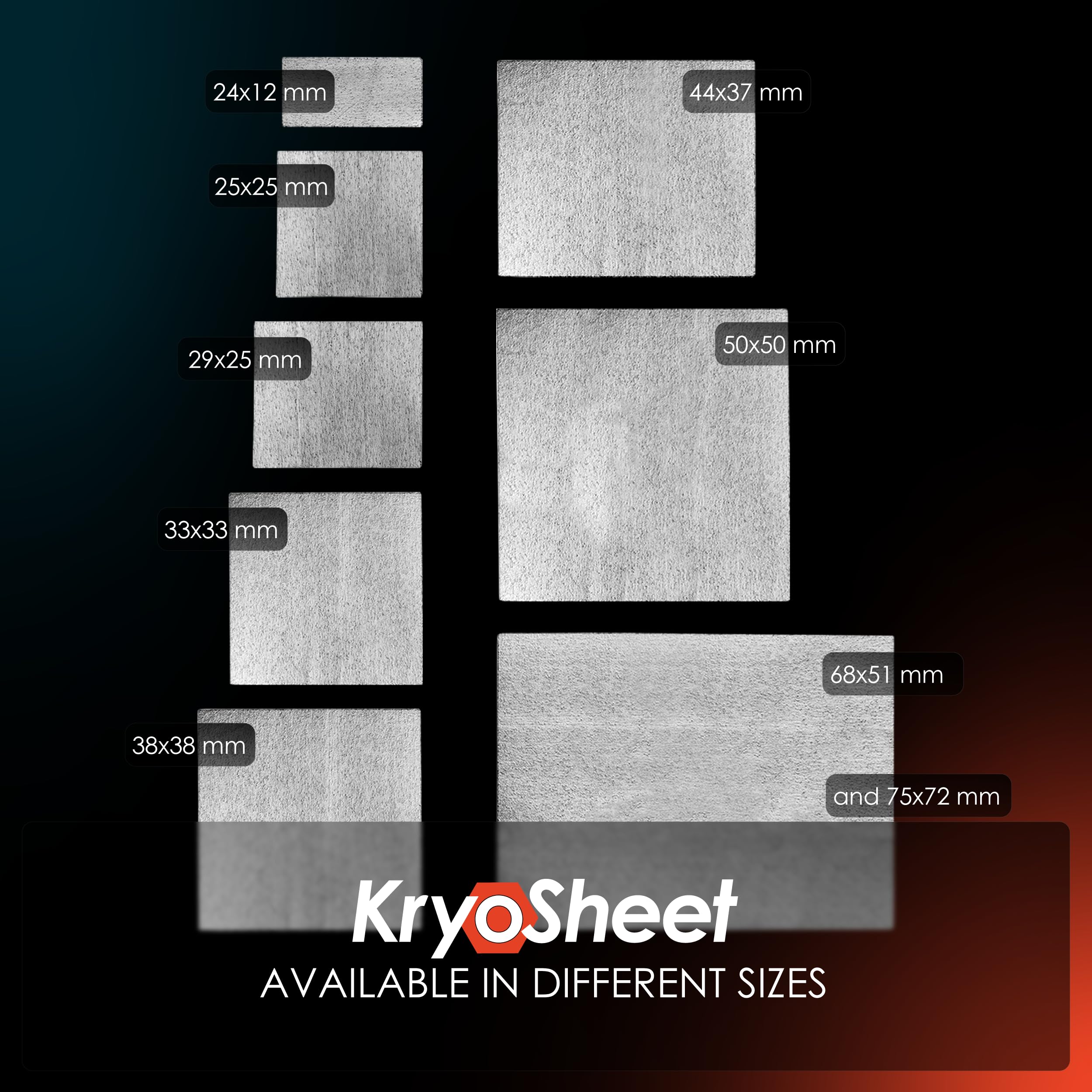 Thermal Grizzly KryoSheet Ultra High Thermal Conductivity Graphene Thermal Pad – Perfect Alternative for Thermal Paste on CPU/GPU/PS4/PS5/Xbox – Made in Sweden