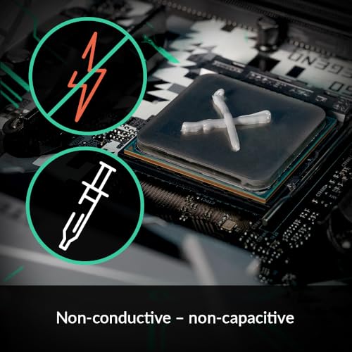 Arctic MX-4 (incl. Spatula, 4 g) - Premium Performance Thermal Paste for All Processors (CPU, GPU - PC), Very high Thermal Conductivity, Long Durability, Safe Application