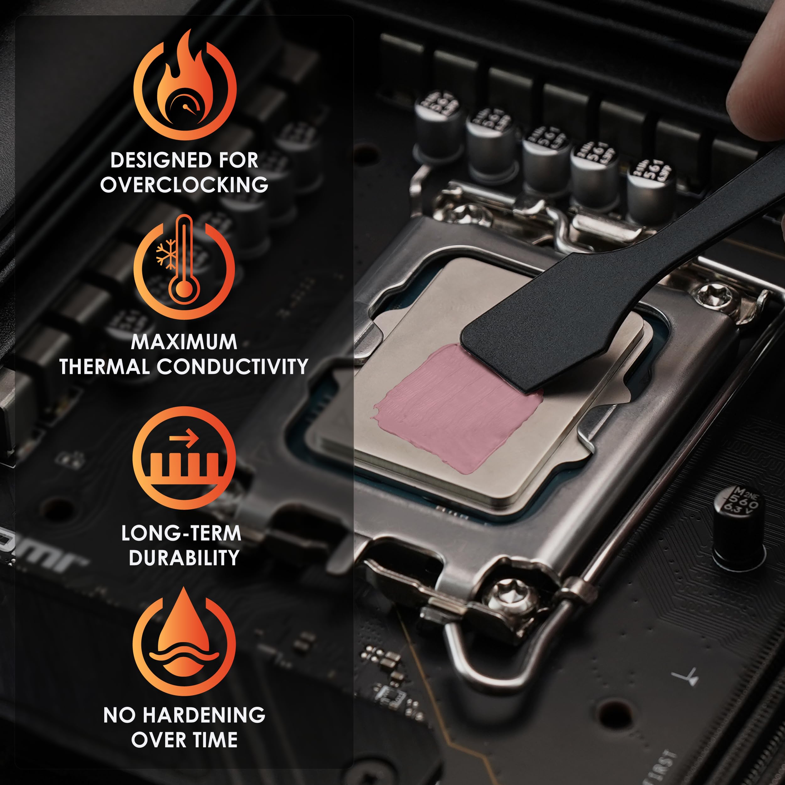 Thermal Grizzly Kryonaut Extreme The High Performance Thermal Paste for Cooling All Processors, Graphics Cards and Heat Sinks in Computers and Consoles