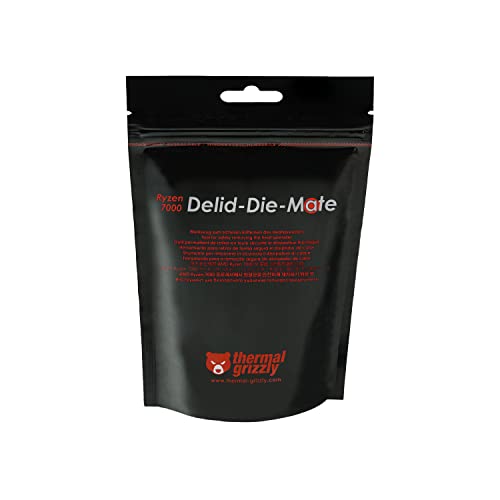 Thermal Grizzly - Delid-Die-Mate - AMD Ryzen 7000 CPU Delid Tool - Processor Heatspreader Removing Tool - Delidding Tool Developed by der8auer - Enhances Cooling