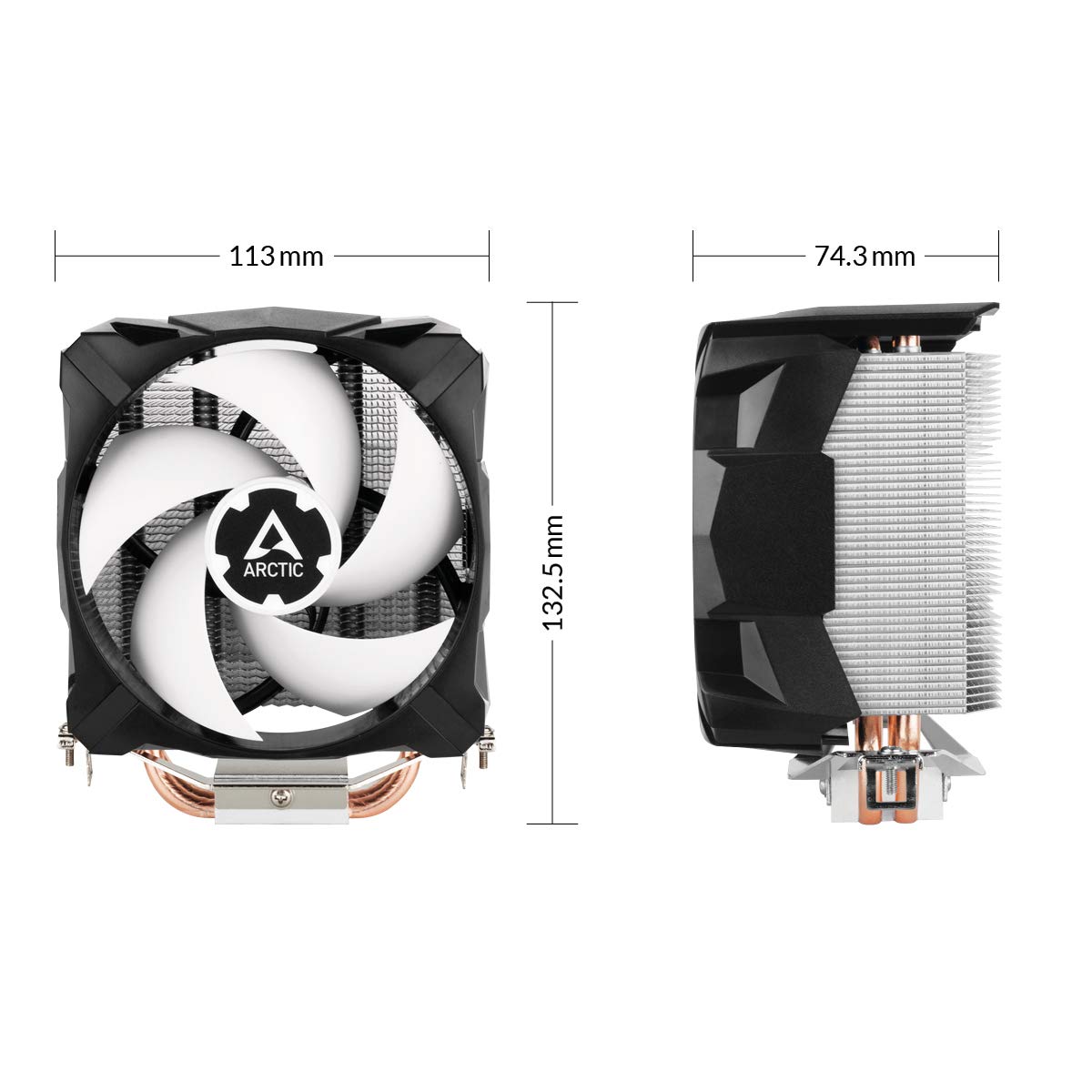 Arctic Freezer 7 Pro – Compact Multi-Compatible Tower CPU Cooler | 92 mm PWM Fan | for AMD AM4 and Intel 115x CPU