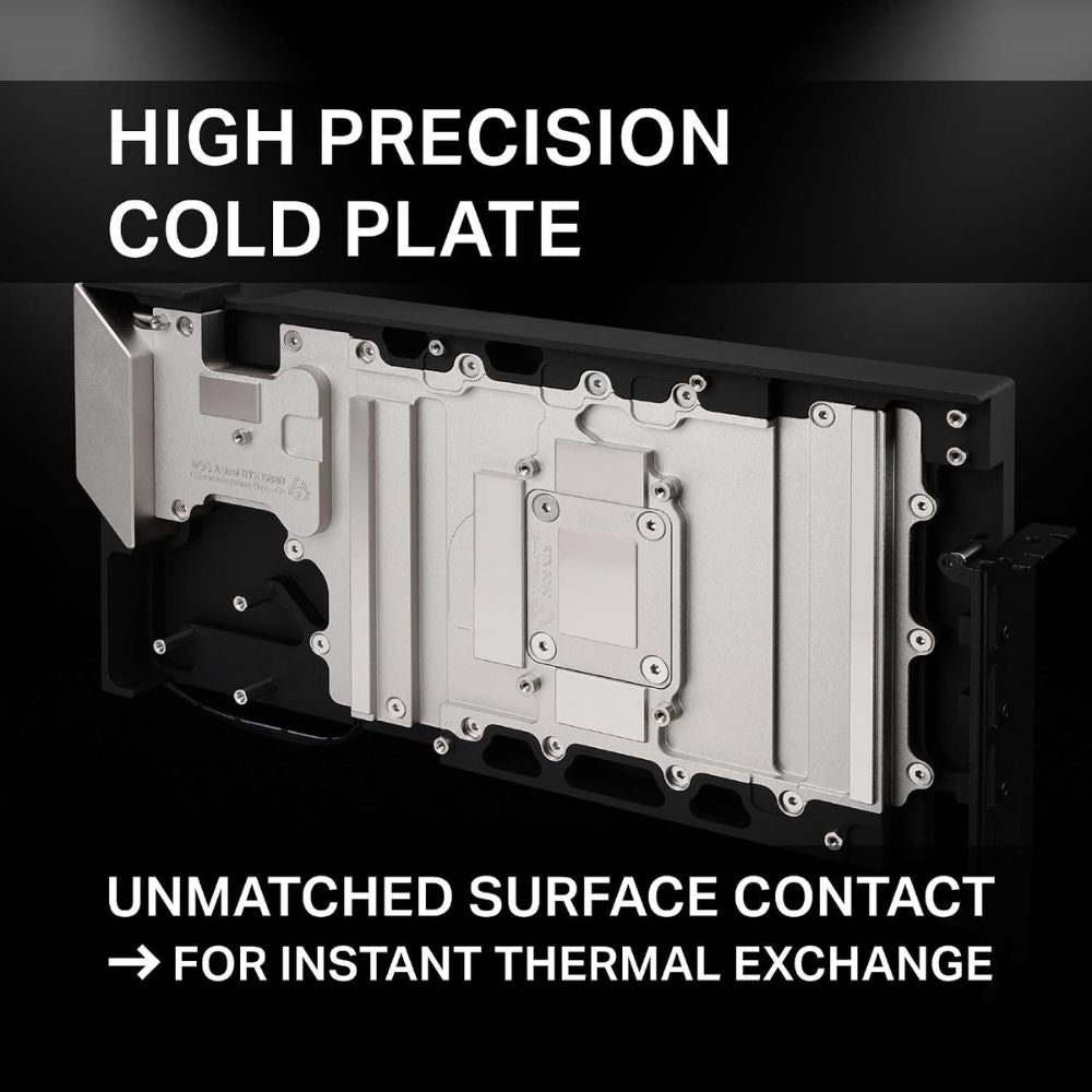 Thermal Grizzly DeltaMate GPU Block Astral 5080 - GPU Waterblock for ASUS Astral RTX 5080, Nickel Plated Copper Dual Cold Plate, 0.2 mm Microfins, BOROFLOAT Glass, G1/4, 5V-ARGB