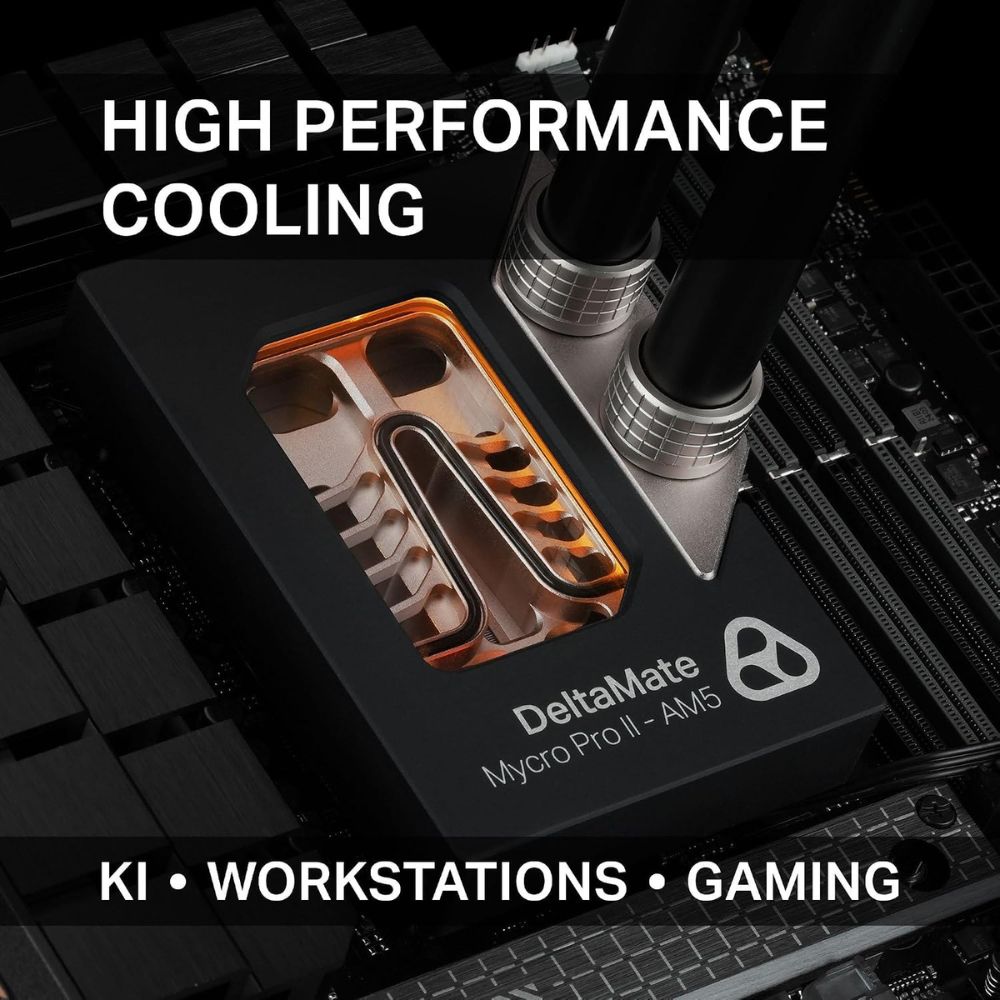 Thermal Grizzly DeltaMate MPII CPU Water Block AM5 AM4 RGB