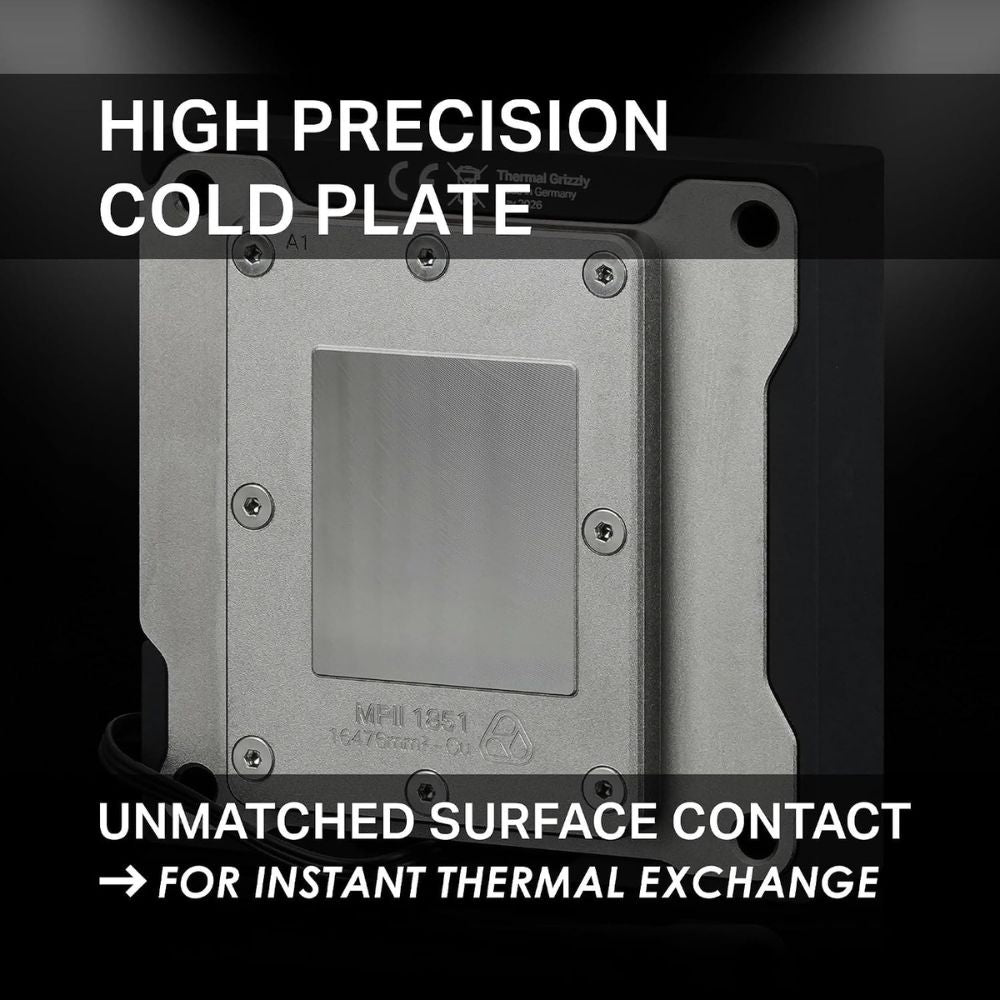 Thermal Grizzly DeltaMate MPII CPU Water Block Intel LGA1851 LGA1700 RGB
