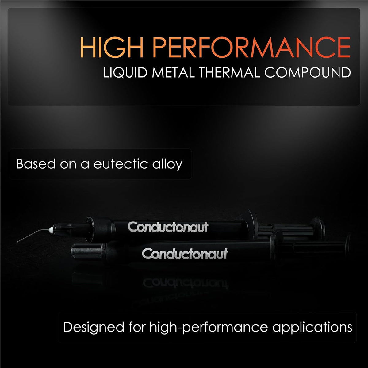 Thermal Grizzly Liquid Metal Thermal Paste - Conductonaut Made in Germany Liquid Metal for PS5, CPU, GPU, Xbox, Game Consoles - Best for Overclocking, Premium Materials