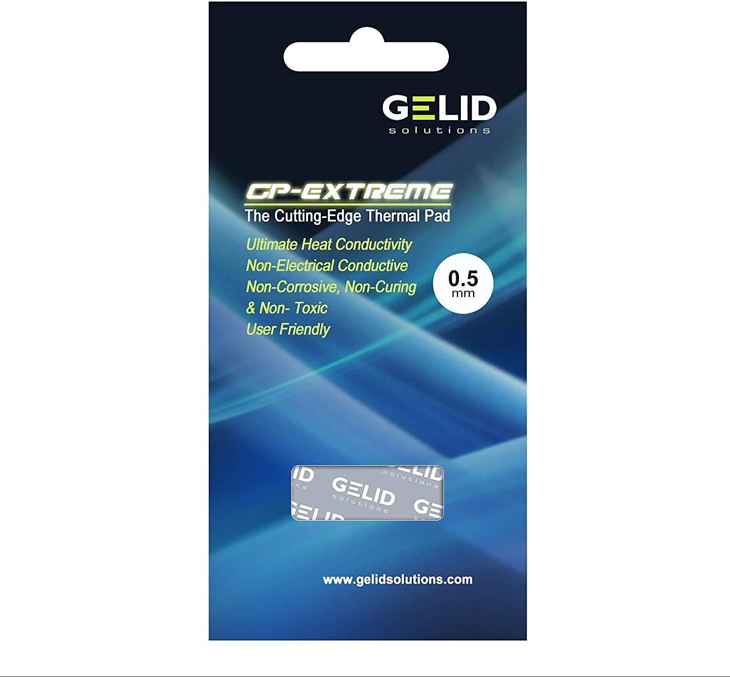 Gelid Solutions GP-Extreme 12W Thermal Pad 80x40 Excellent Heat Conduction, Ideal Gap Filler. Easy Installation