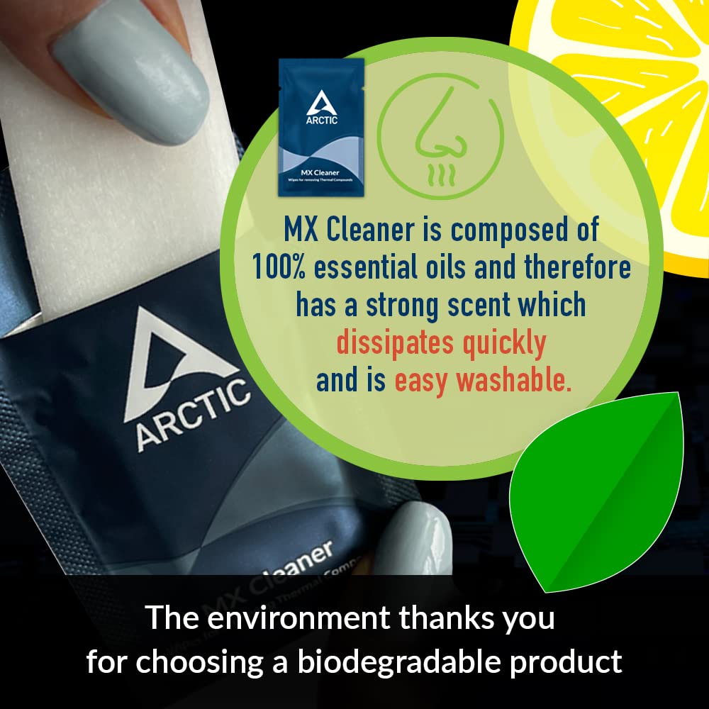 Arctic MX-6 (4 g, incl. 6 MX Cleaner) - Ultimate Performance Thermal Paste for CPU, Consoles, Graphics Cards, laptops, Very high Thermal Conductivity, Long Durability, Non-Conductive