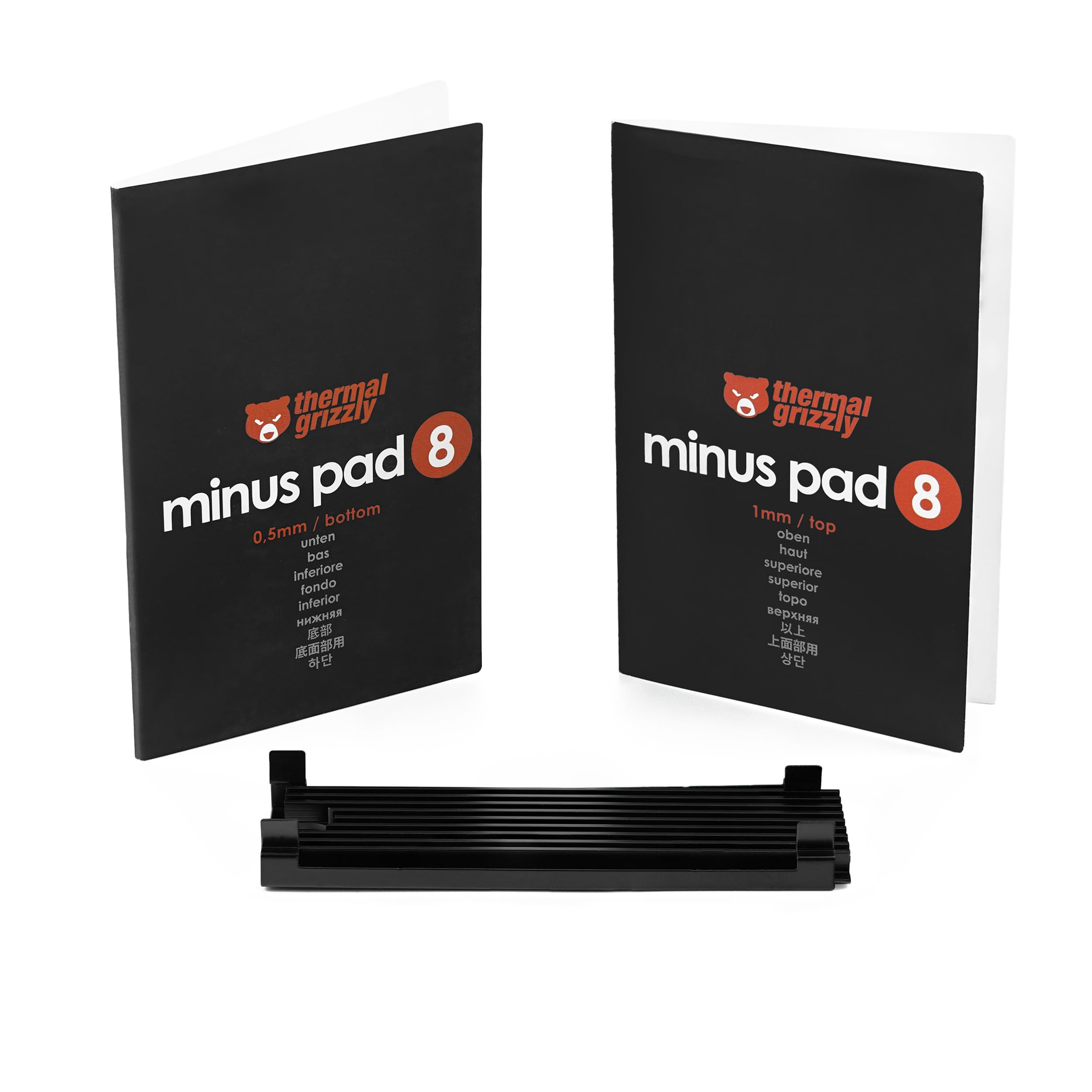 Shinwa Sangyo TG-M2SSD-ABR M.2 Thermal Grizzly with Heatsink "Minus pad8" for SSD