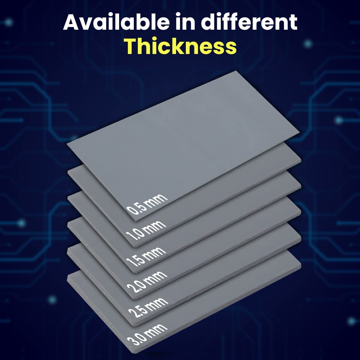 Gelid Solutions GP-Extreme 12W-Thermal Pad 80x40 (2pcs) Excellent Heat Conduction, Ideal Gap Filler. Easy Installation.