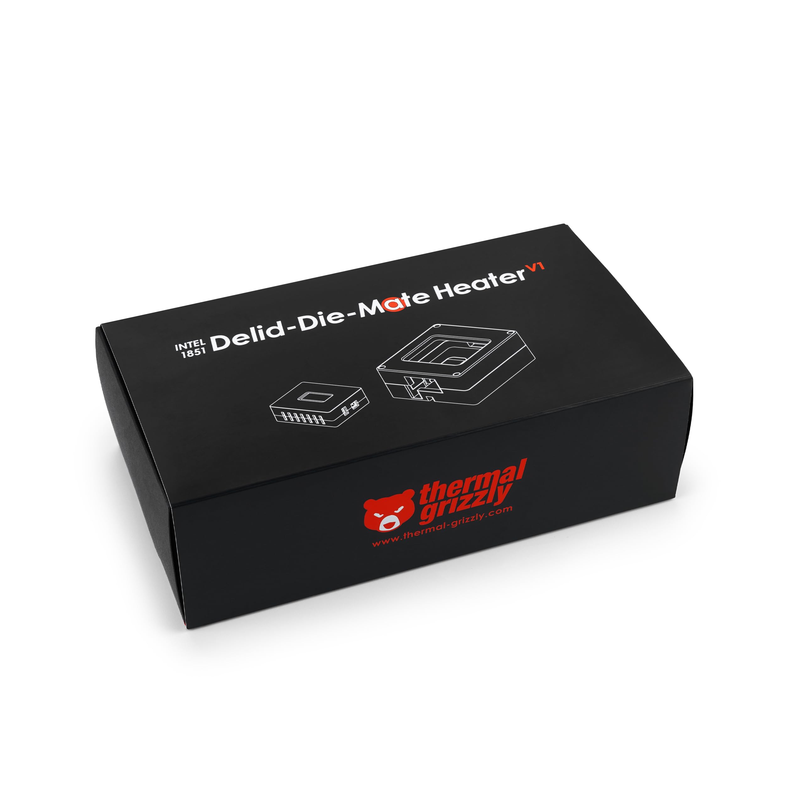 Thermal Grizzly Delid-Die-Mate Heater V1 – Precision CPU Heat Spreader Removal Tool for Intel LGA 1851 Processors - Made in Germany