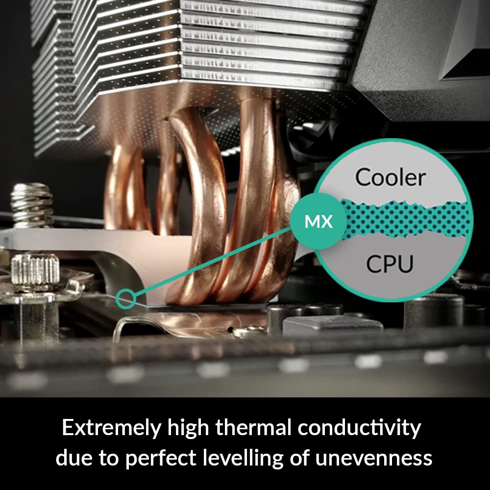 ARCTIC MX-4 (incl. Spatula, 8 g) - Premium Performance Thermal Paste for All Processors (CPU, GPU - PC), Very high Thermal Conductivity, Long Durability, Safe Application