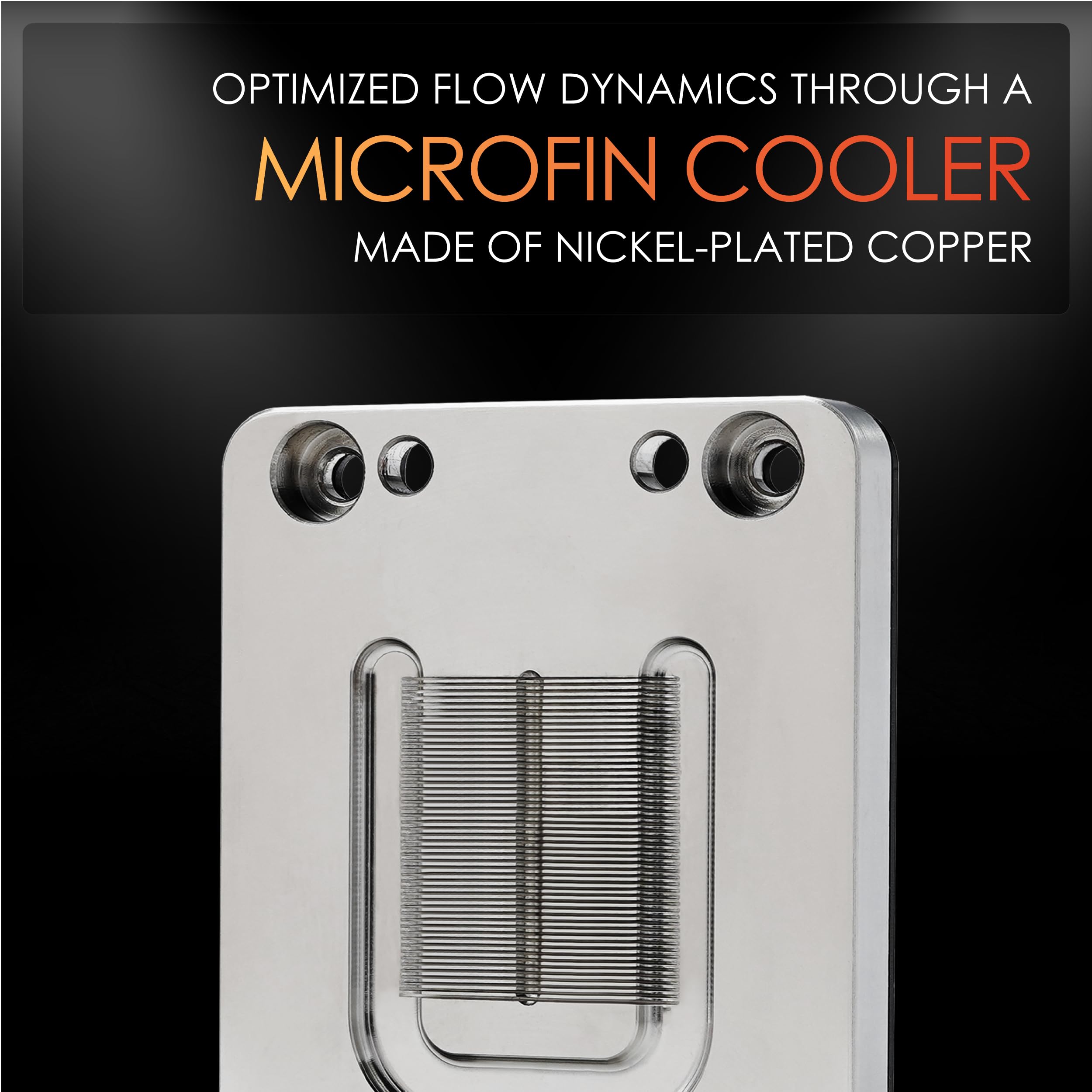Thermal Grizzly Intel Mycro Direct-Die Pro RGB V1 Water Cooler – Nickel-Plated Copper Base, Optimized for Intel LGA1700 Platform, Enhanced Cooling Fins, Low Flow Resistance, RGB Lighting