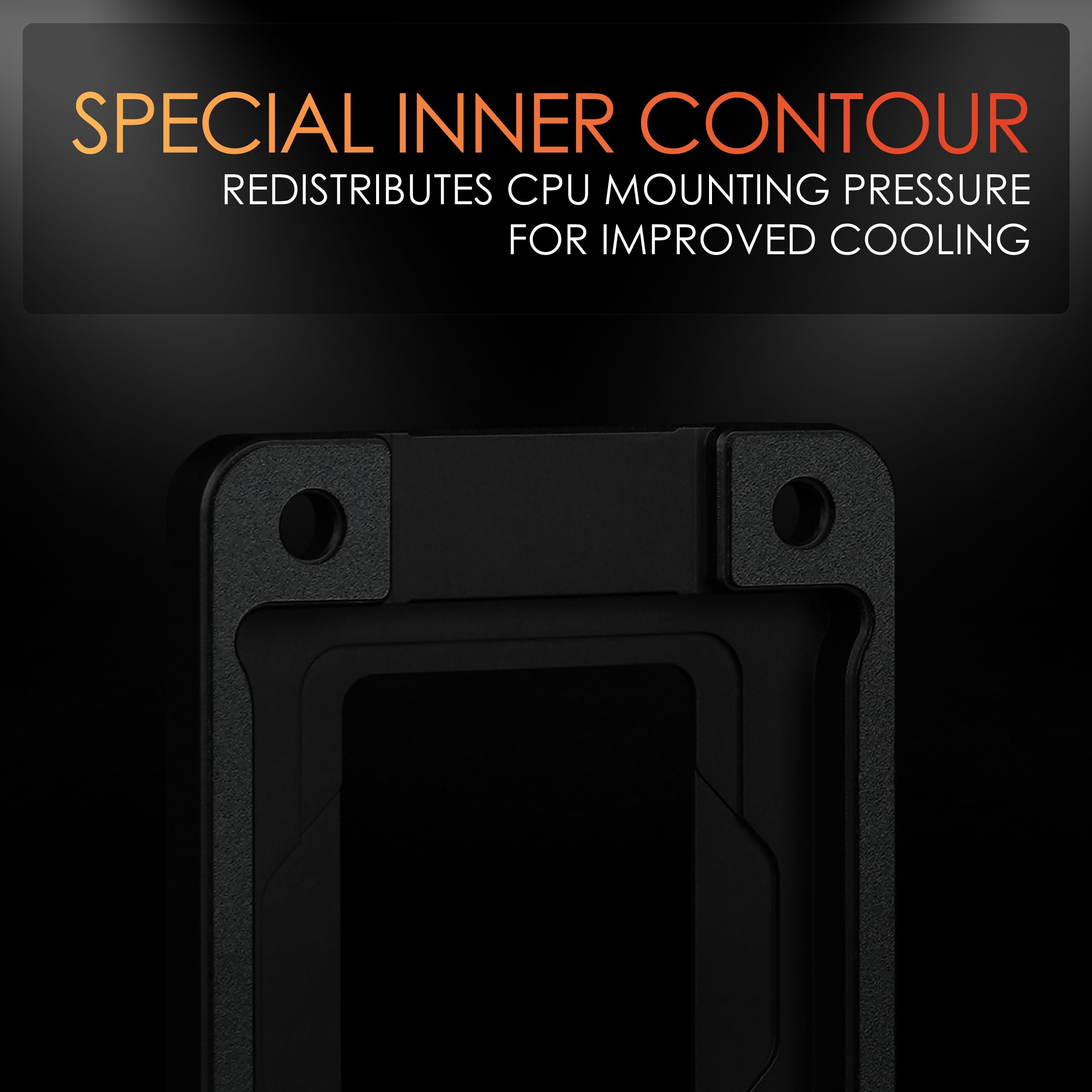 Thermal Grizzly - CPU Contact Frame Intel 1851 V1 - for Optimized CPU Contact Pressure to Improve The Cooling Performance - Easy Install - for Intel Core Ultra Series CPU LGA1851 sockets