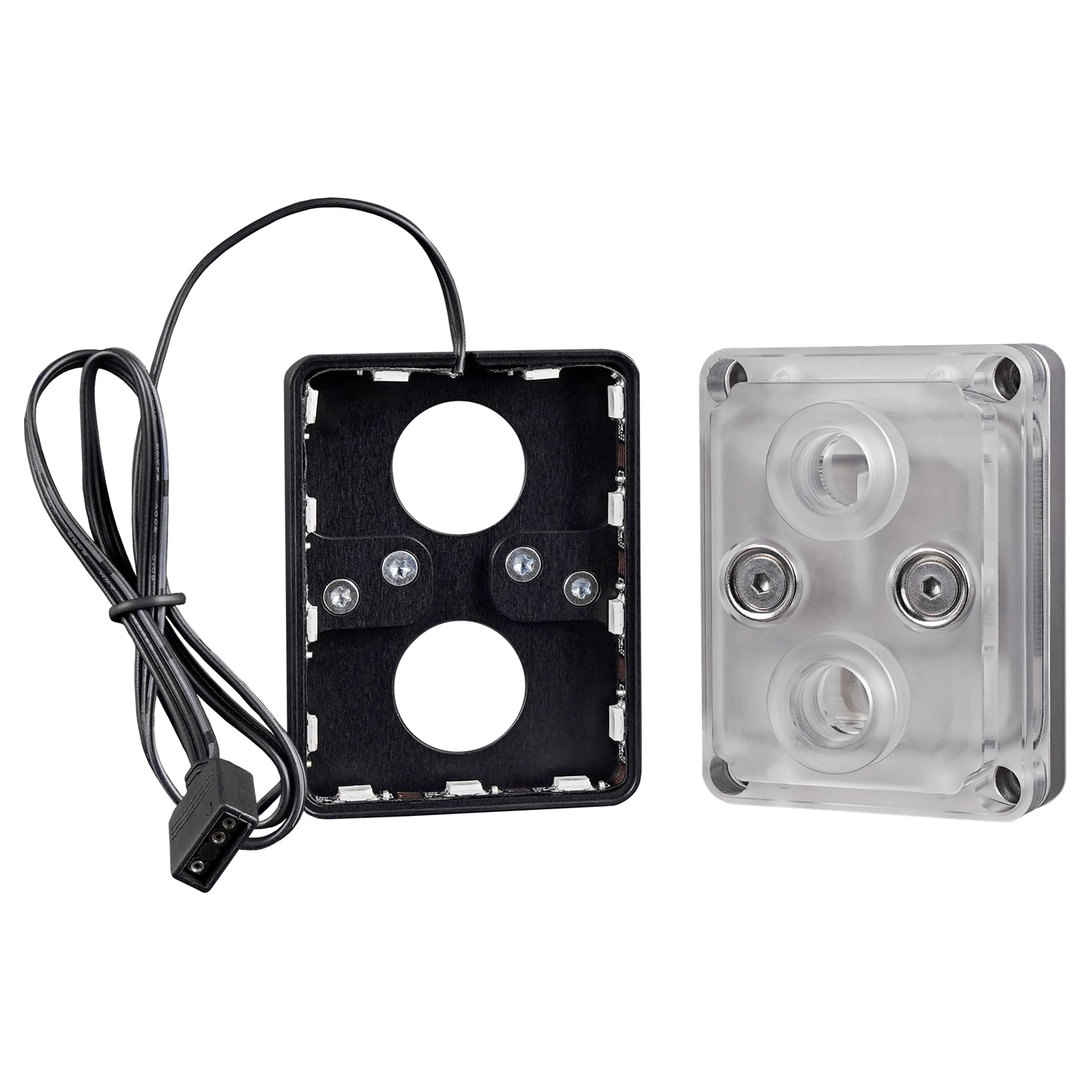 Thermal Grizzly AM5 Mycro Direct-Die RGB - Water Cooler for AMD Ryzen 7000 Series - Replaces The Socket Activation Mechanism SAM - G1/4" Connections - Made in Germany