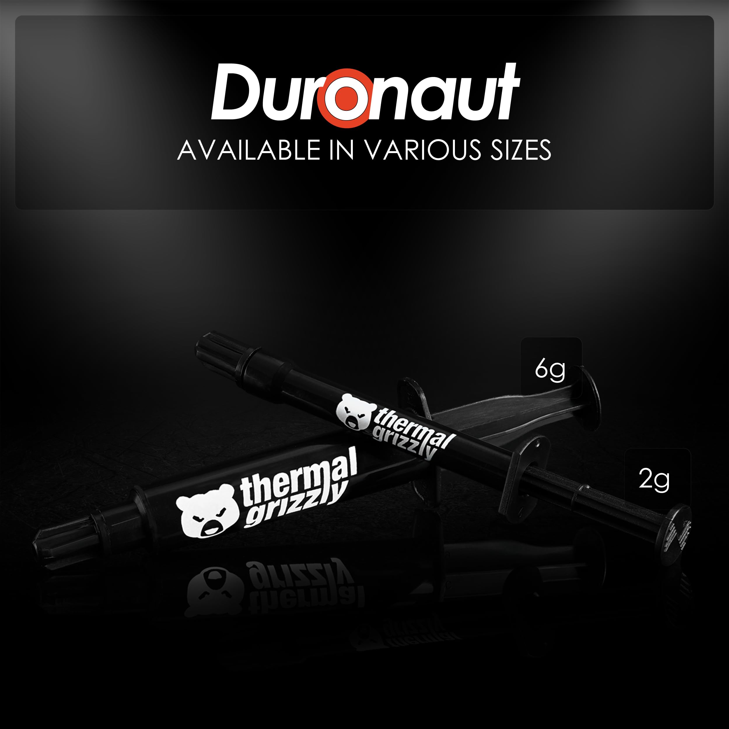 Thermal Grizzly Duronaut - Enhanced Durability & High Performance Thermal Paste - for Maximum Thermal Conductivity While Overclocking CPU/GPU/PS4/PS5/Xbox