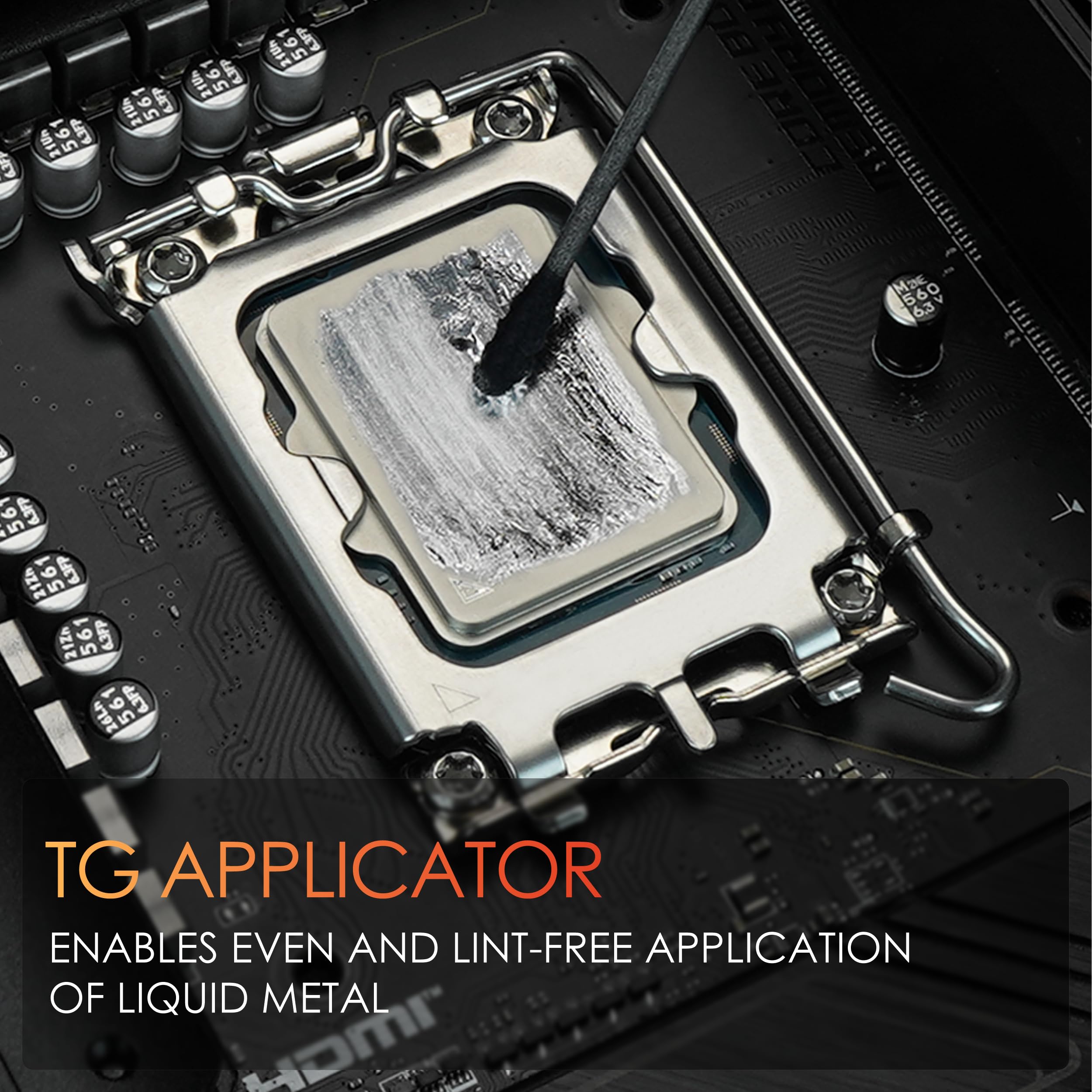 Thermal Grizzly - Conductonaut Extreme - Ultra High Performance Liquid Metal Compound Thermal Paste - for Maximum Thermal Conductivity While Overclocking CPU/GPU/PS4/PS5/Xbox Made in Germany