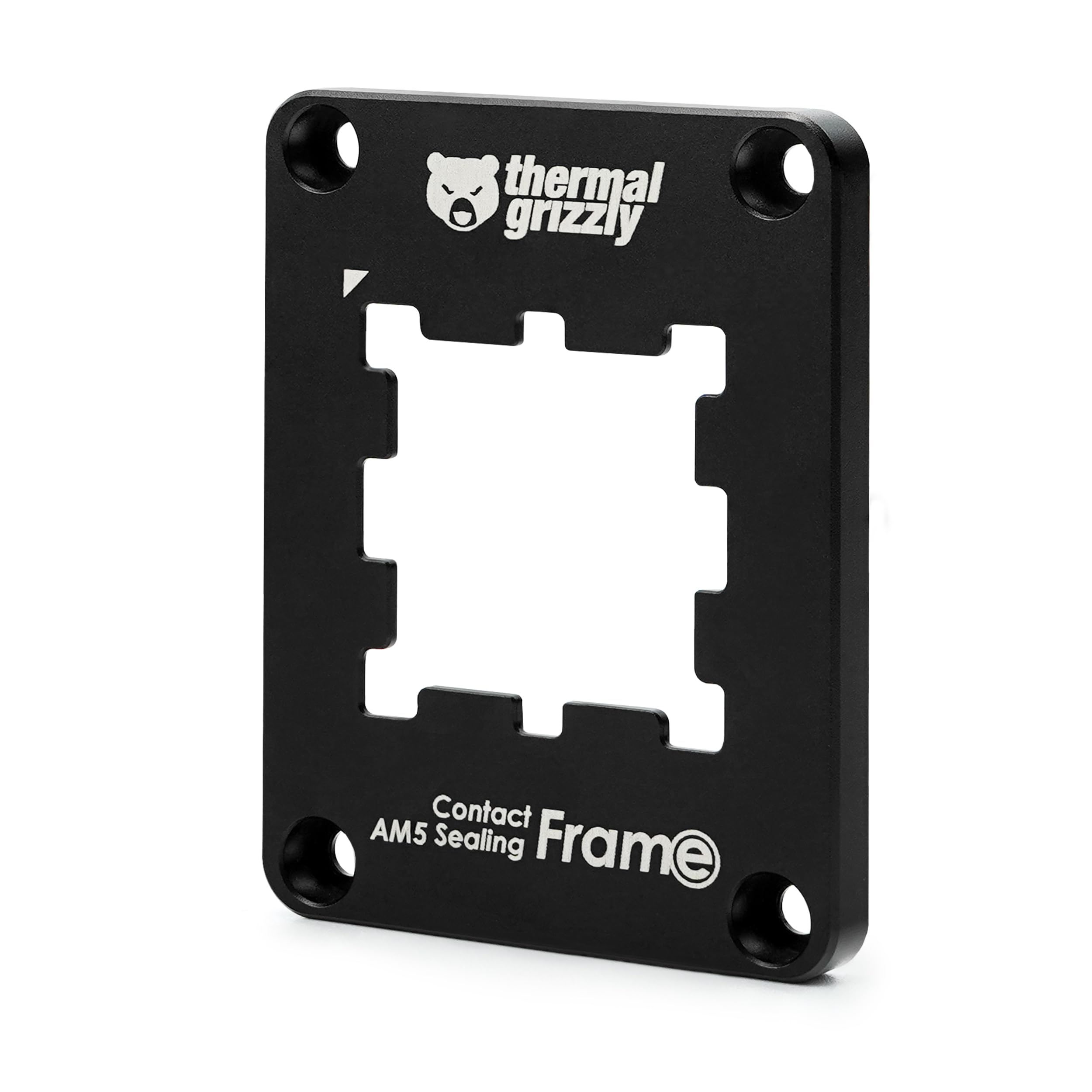 Thermal Grizzly AM5 Contact Sealing Frame - Contact Frame & CPU Guard Combination - Optimizes Contact Pressure Points & Protects Components - for AMD Ryzen 7000 CPUs